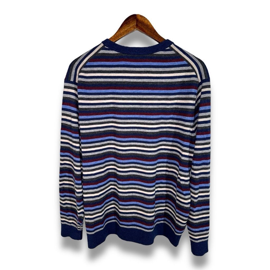 Daniel Cremieux Daniel Cremieux 100% Wool Multicolored Crewneck Sweater XL Size US XL / EU 56 / 4 - 6 Thumbnail