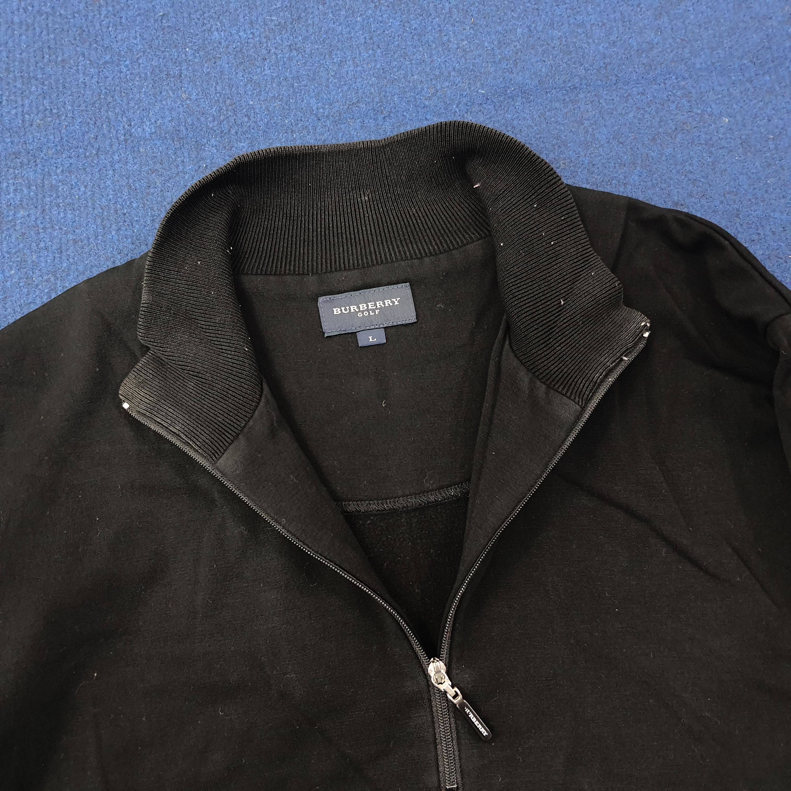 Burberry Vintage Burberry Custom Logo Half Zipper Sweatshirt C247N16 Size US M / EU 48-50 / 2 - 5 Thumbnail