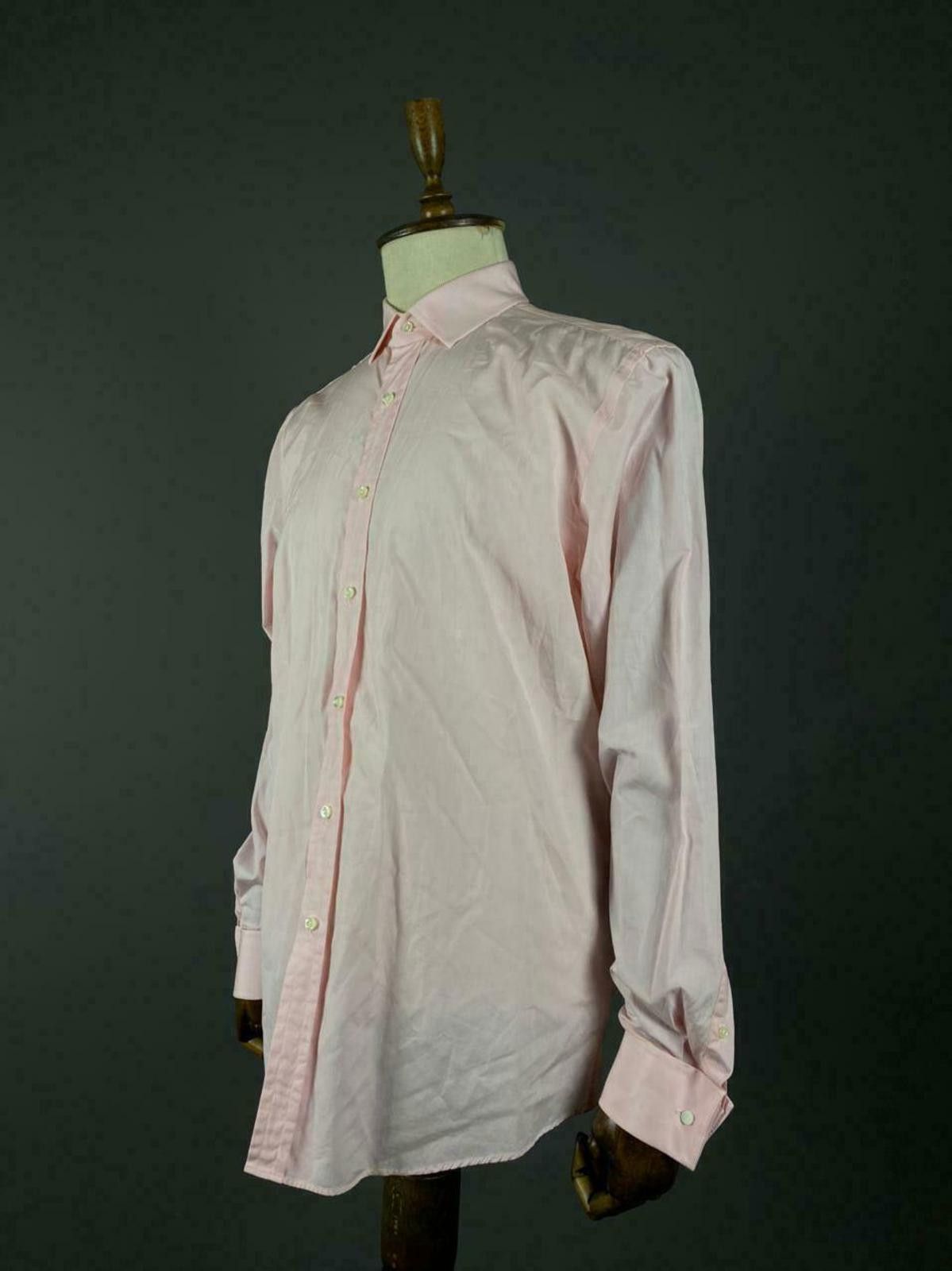 Ralph Lauren Black Label Men Ralph Lauren Black Label Pink Cuff Dress Shirt Size 16.5 Size US M / EU 48-50 / 2 - 1 Thumbnail