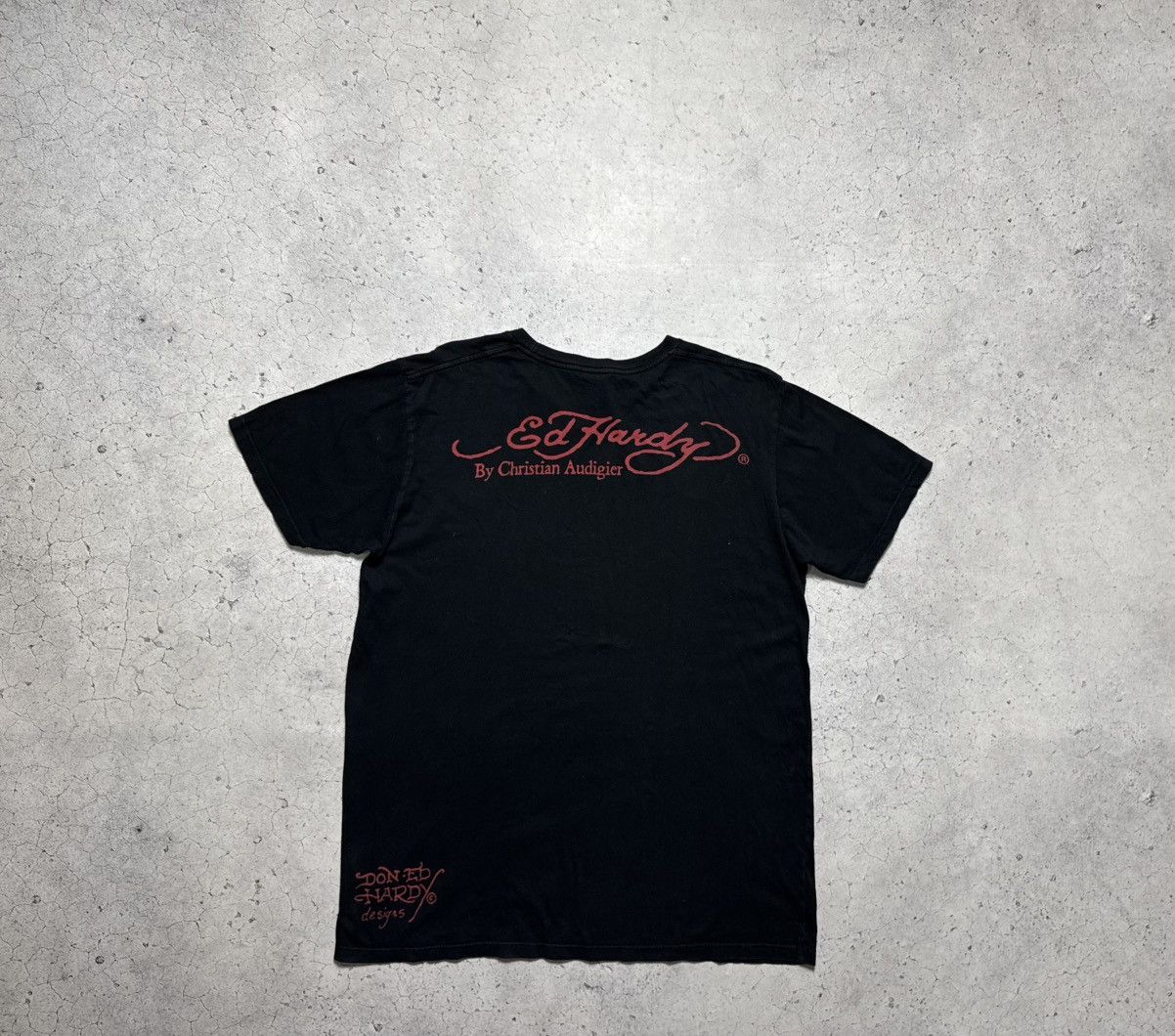 Ed Hardy Ed Hardy by Christian Audigier Vintage T-Shirt Big Logo Size US L / EU 52-54 / 3 - 2 Thumbnail