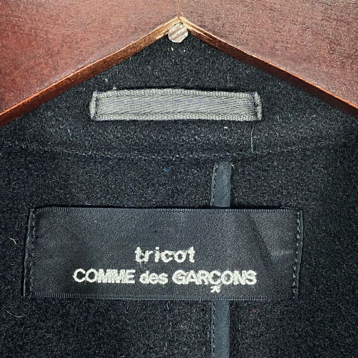 Tricot Comme des Garcons AD1989 Archive tricot COMME des GARCONS Wool Long Coat Size XL / US 12-14 / IT 48-50 - 9 Thumbnail