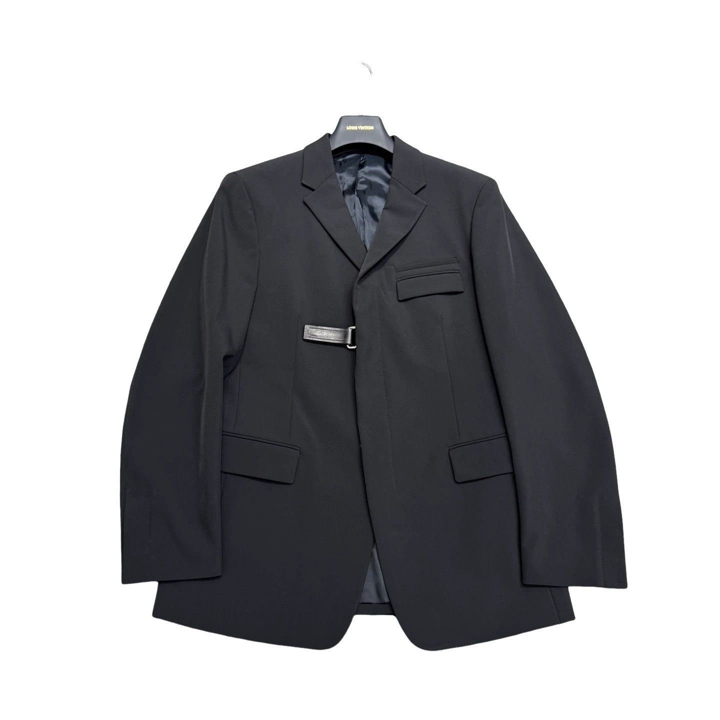 Prada Prada Leather Strap Blazer Size 40R Size 40R - 1 Thumbnail