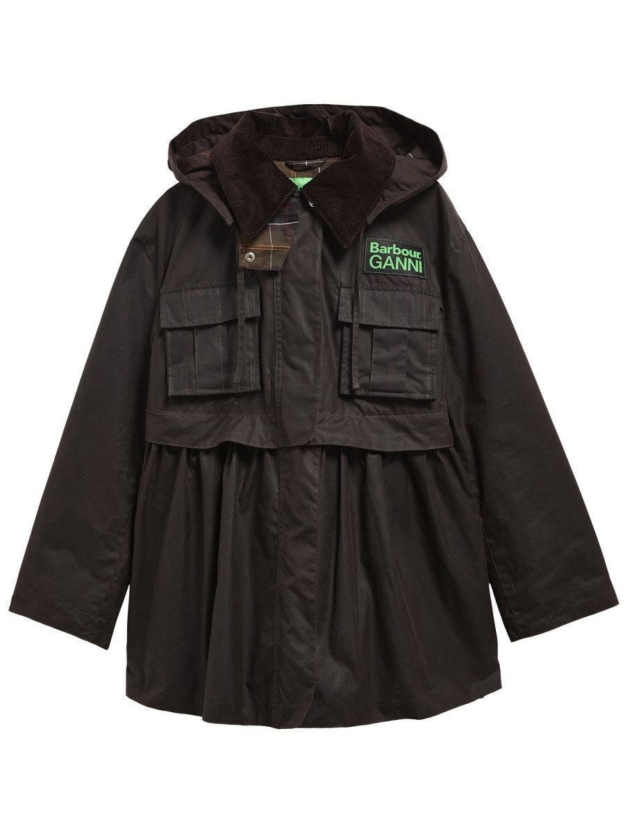 Barbour Barbour "BARBOUR X GANNNI" COAT - BROWN (UK 8) Size S / US 4 / IT 40 - 1 Thumbnail