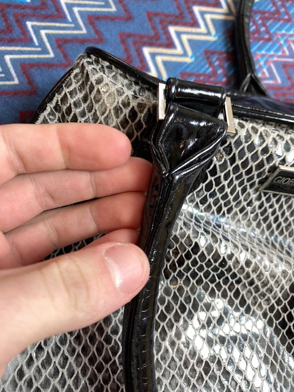 Armani × Giorgio Armani × Vintage Giorgio Armani Bag Python Size ONE SIZE - 19 Thumbnail