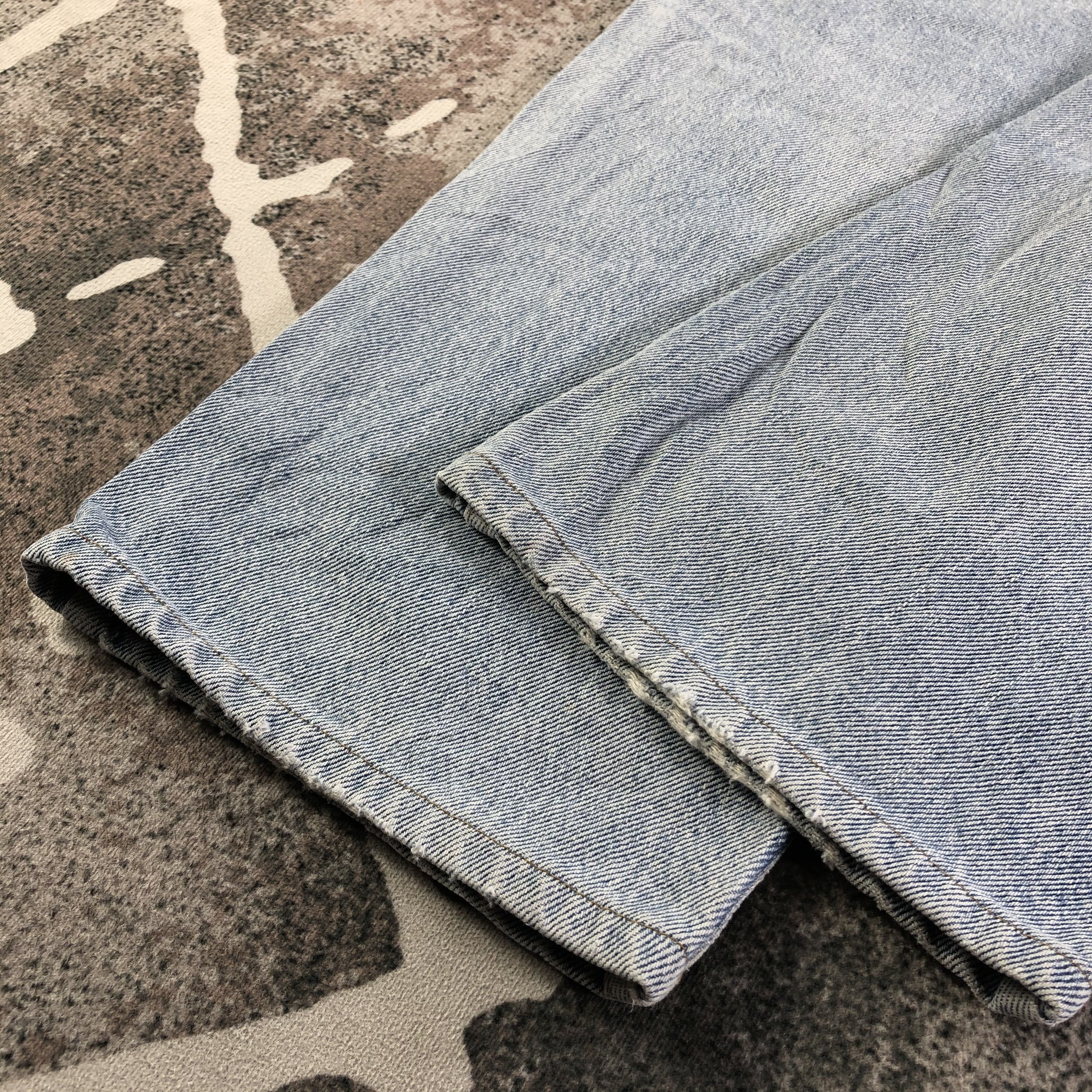 Levi's Vintage 90s Levis 505 Jeans Light Wash Denim KJ3107 Size US 30 / EU 46 - 6 Thumbnail