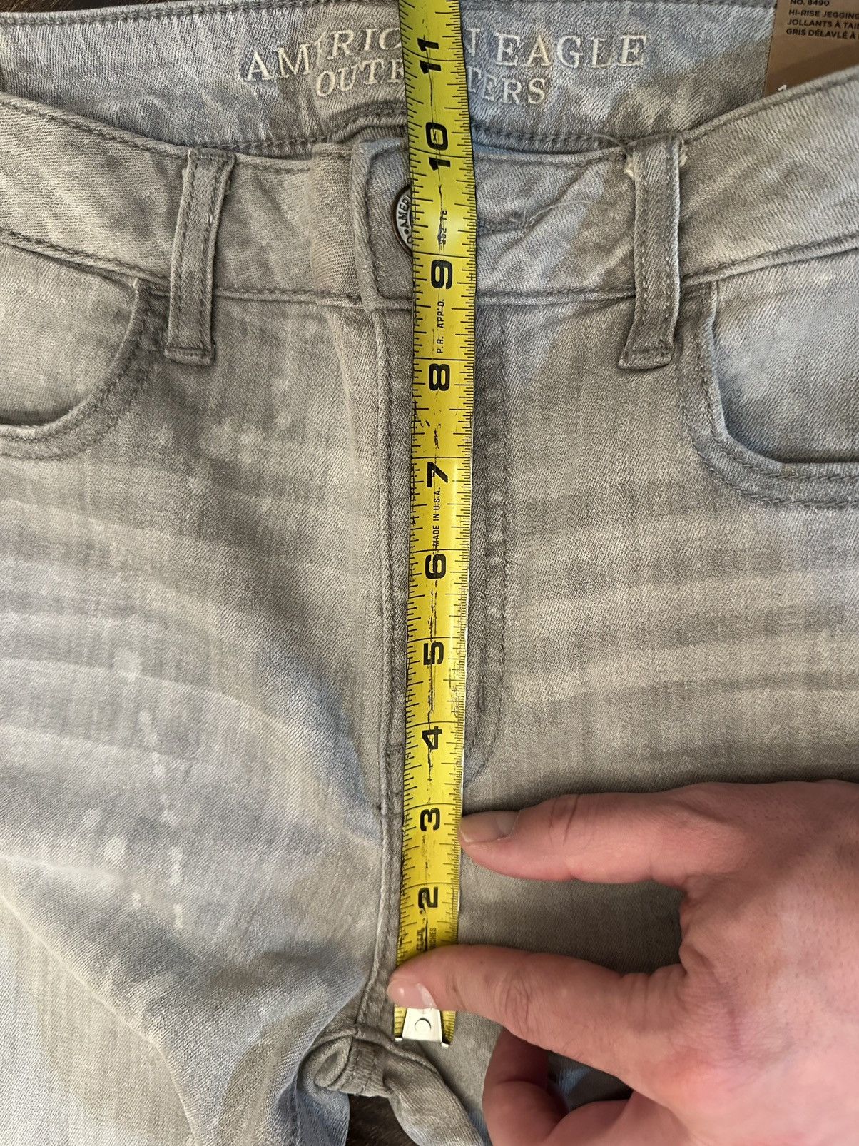 American Eagle Outfitters NWT American Eagle Hi-Rise Super Stretch Jegging Size 10 Size 32" / US 10 / IT 46 - 4 Thumbnail
