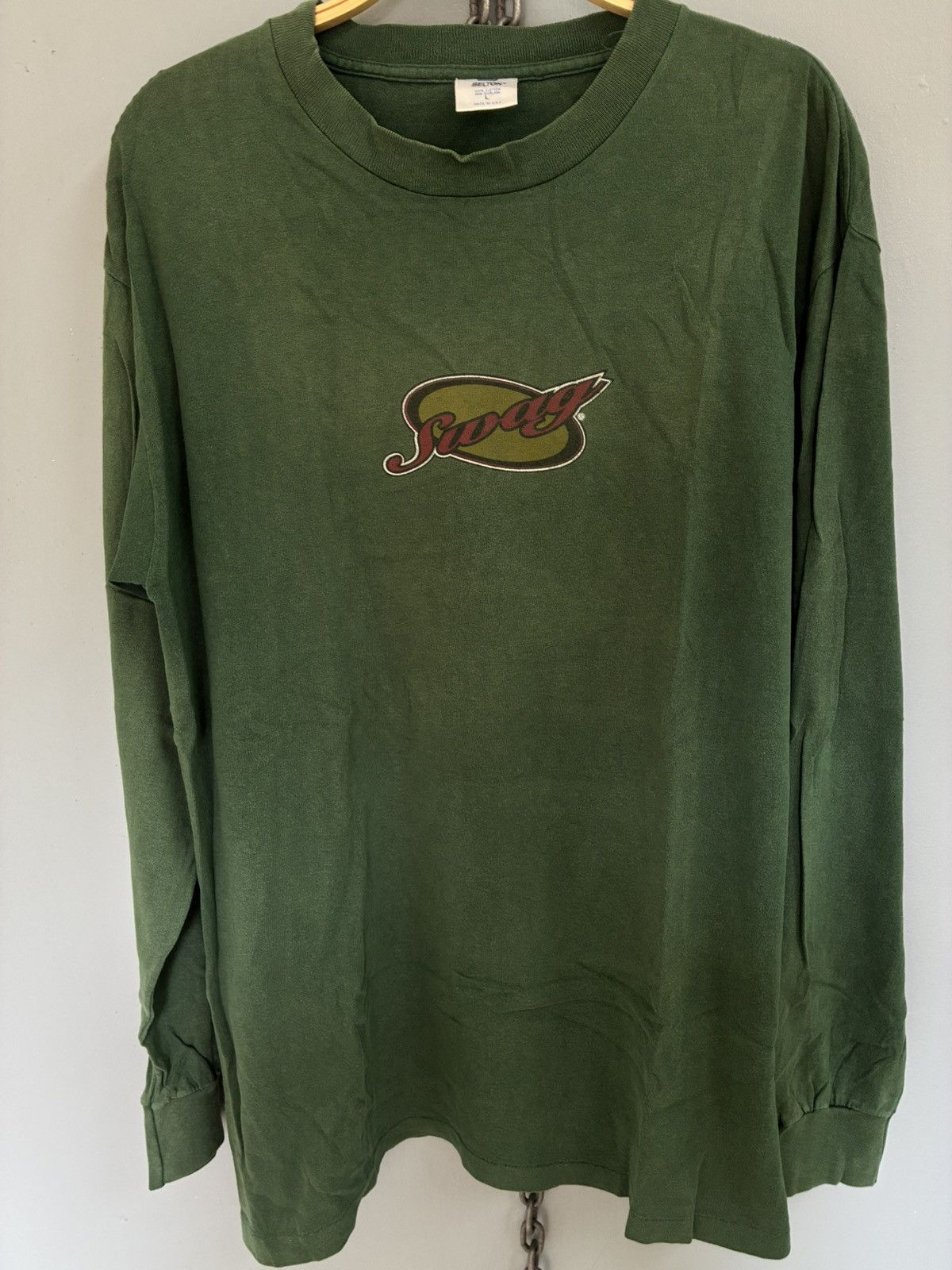 Vintage Vintage 90a Swag Streetwear long sleeve t shirt Size US L / EU 52-54 / 3 - 3 Thumbnail