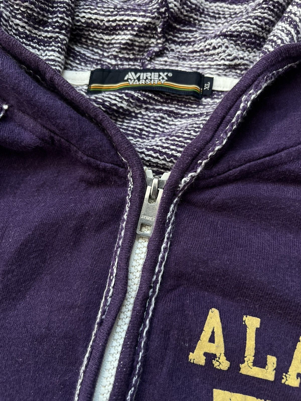 Avirex × Vintage Avirex Vintage zip Hoodie Size US XL / EU 56 / 4 - 2 Thumbnail