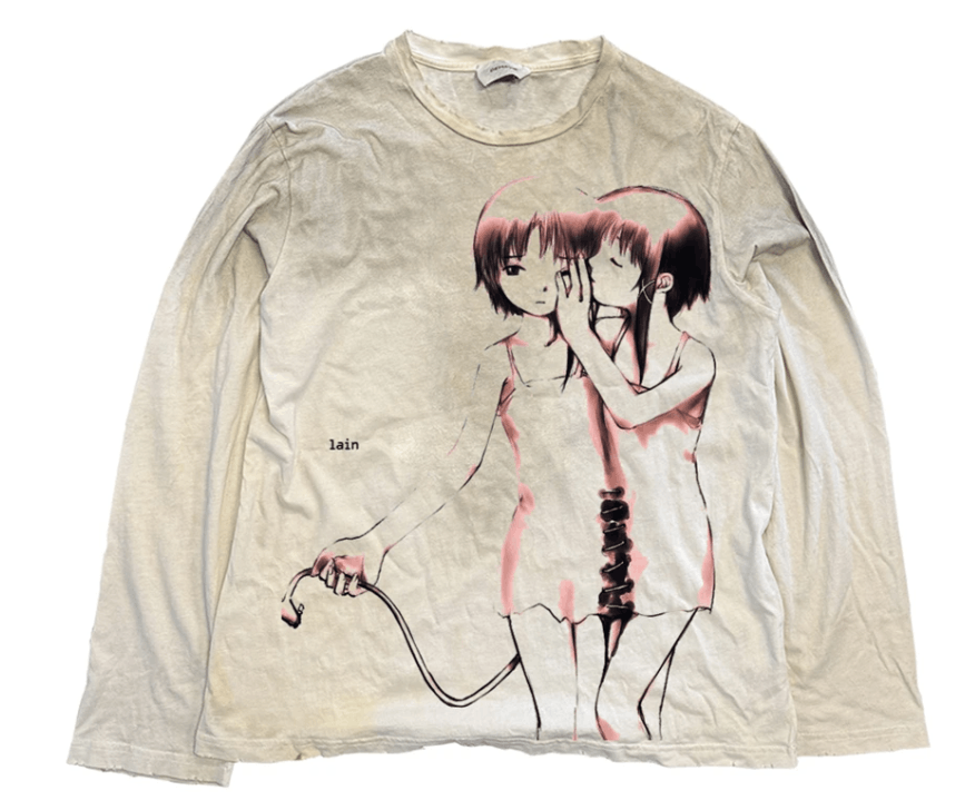 Japanese Brand Vintage Washed Long Sleeves Size US M / EU 48-50 / 2 - 1 Thumbnail