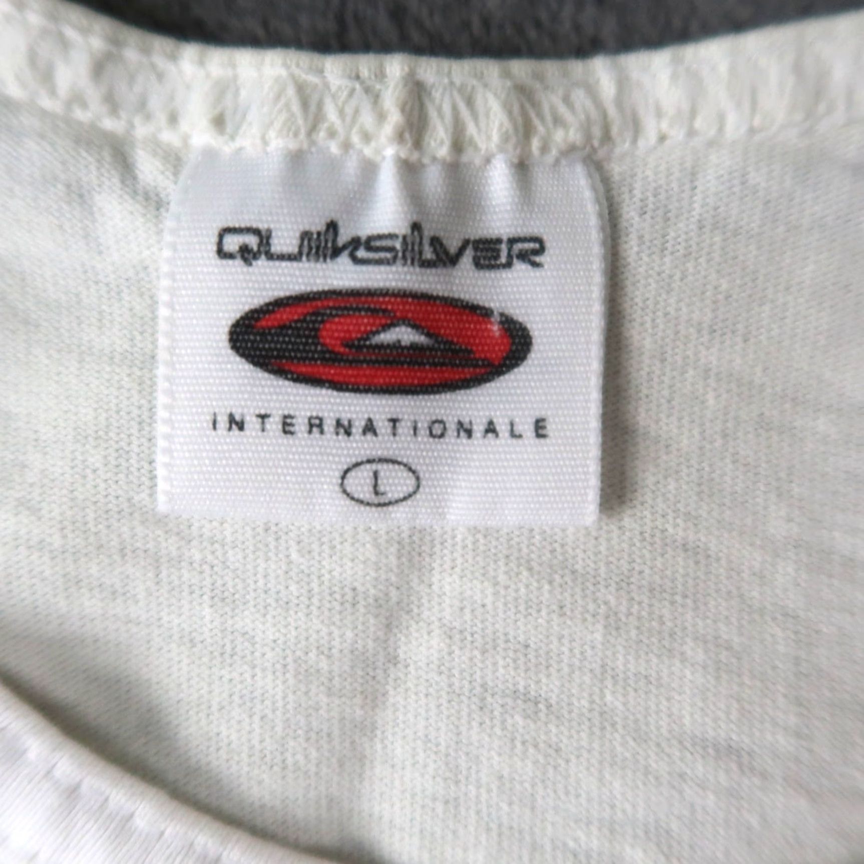 Vintage Quiksilver 80s 90s Surf Tank Top Men Large White Beach