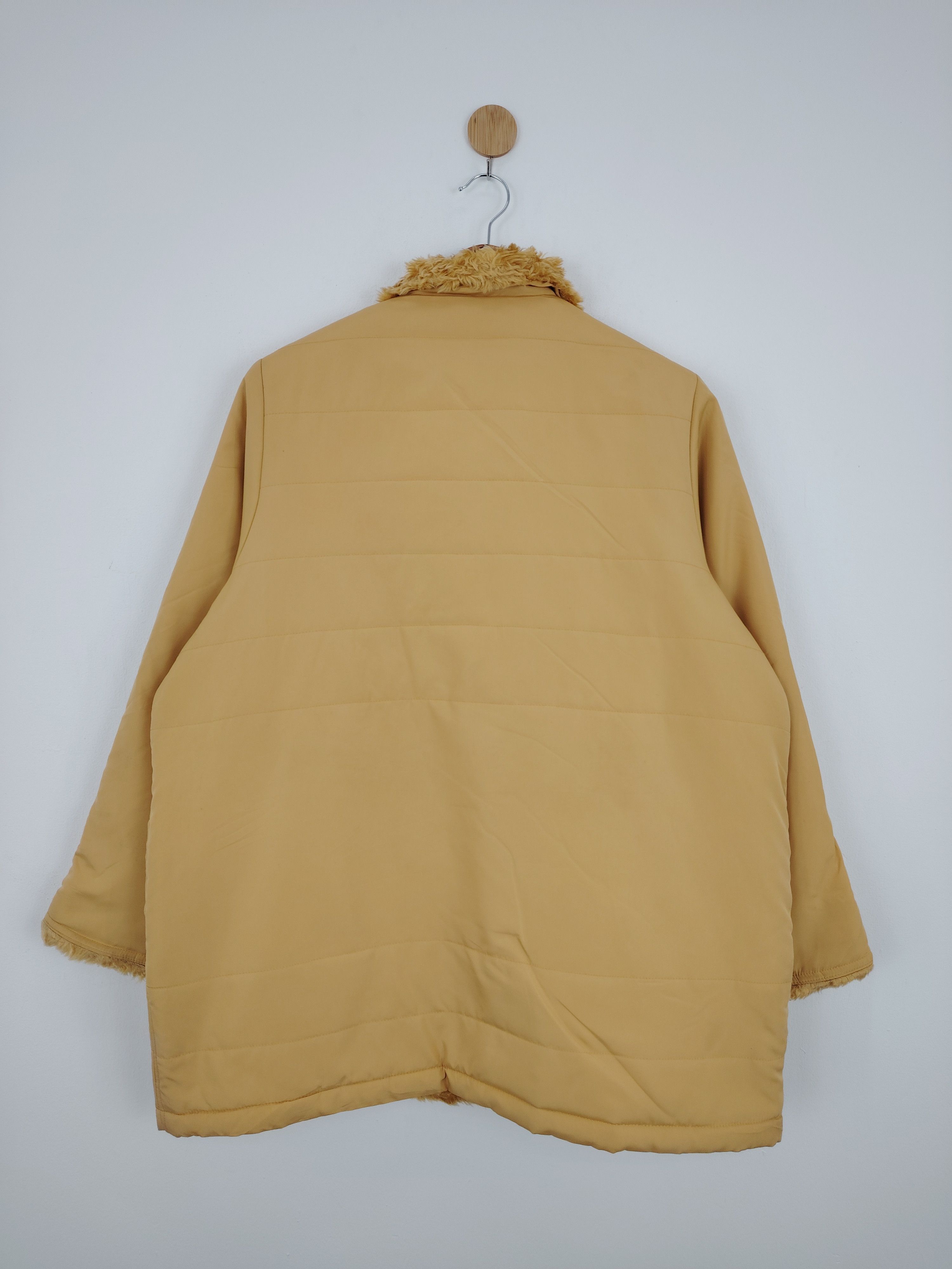 Japanese Brand × Vintage Vintage Japanese Brand Bomber Button Up Sherpa Jacket Size US L / EU 52-54 / 3 - 3 Thumbnail