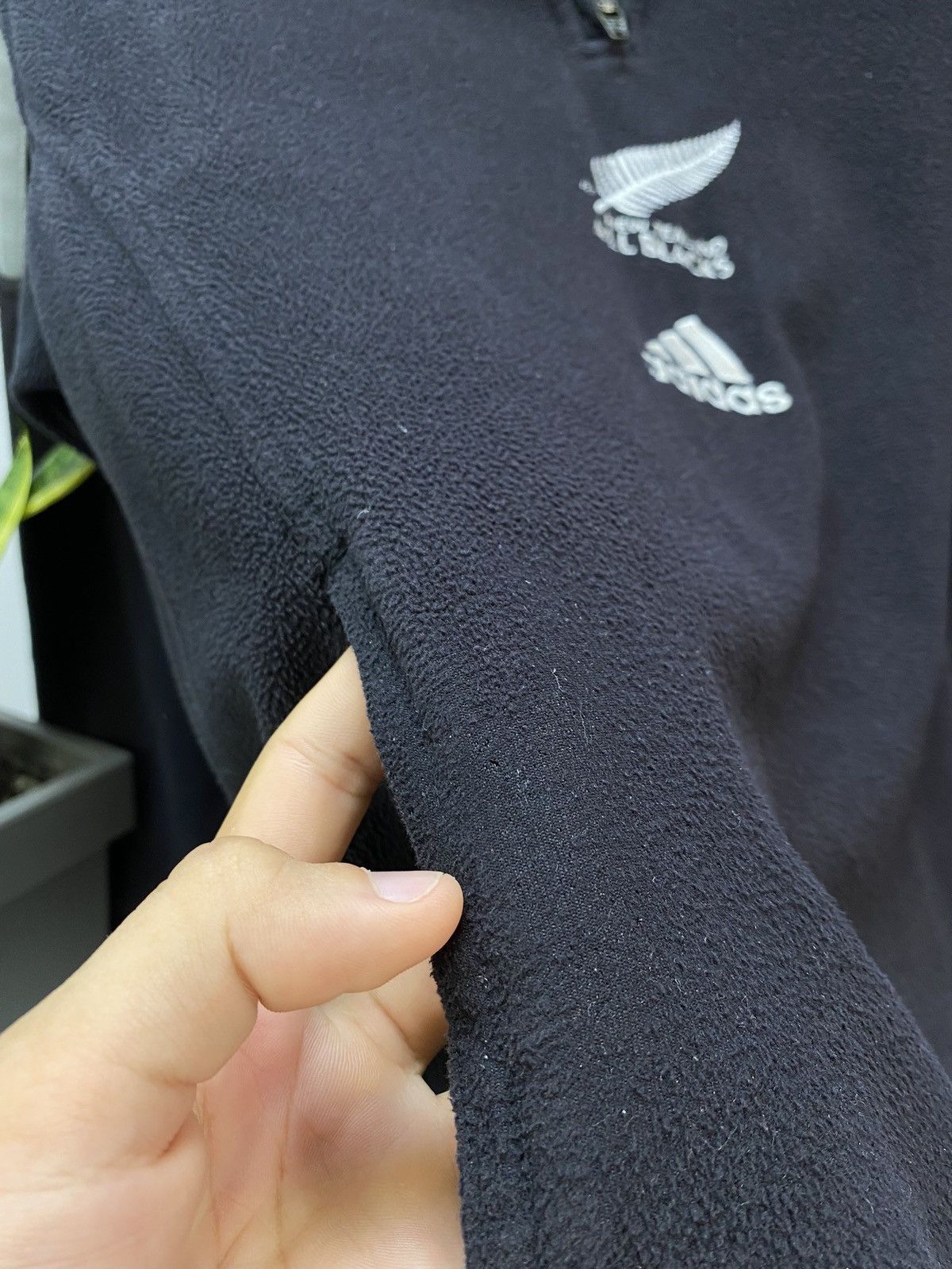 Adidas × New Zealand Outback × Vintage Vintage New Zealand All Blacks And Rugby Fleece Sweater Size US S / EU 44-46 / 1 - 8 Thumbnail