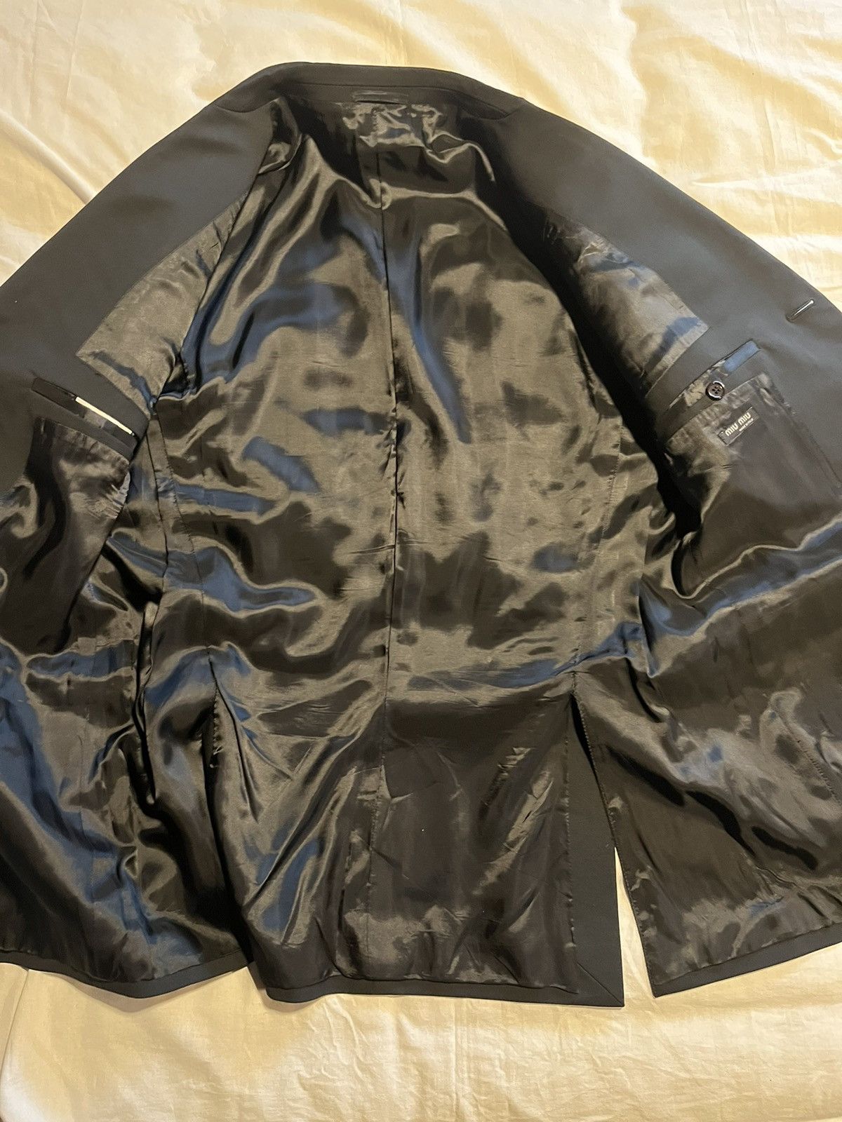 Miu Miu Miu Miu black wool blazer. Size US M / EU 48-50 / 2 - 7 Thumbnail