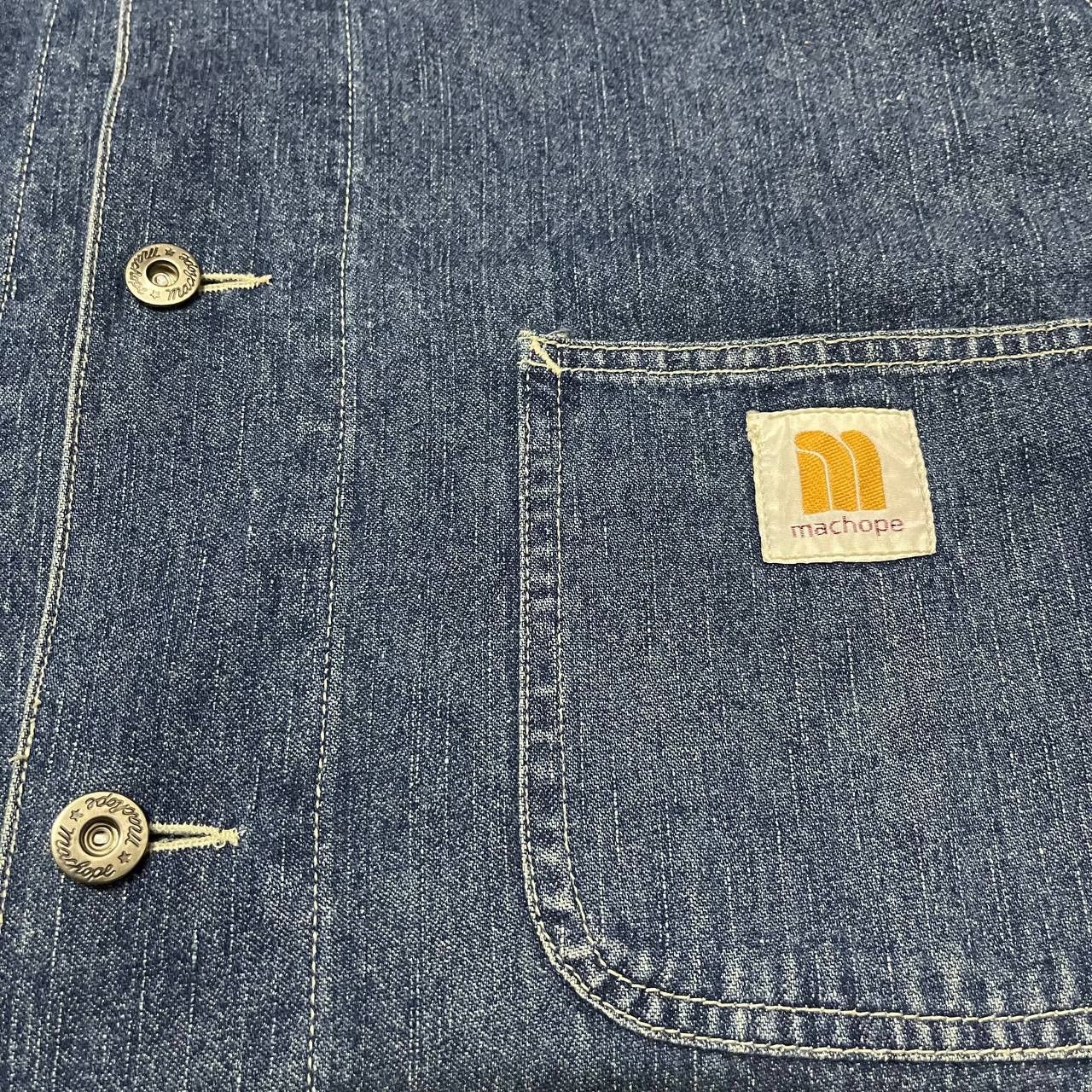Japanese Brand Vintage Machope Chore Work Denim Jacket Size US M / EU 48-50 / 2 - 5 Thumbnail