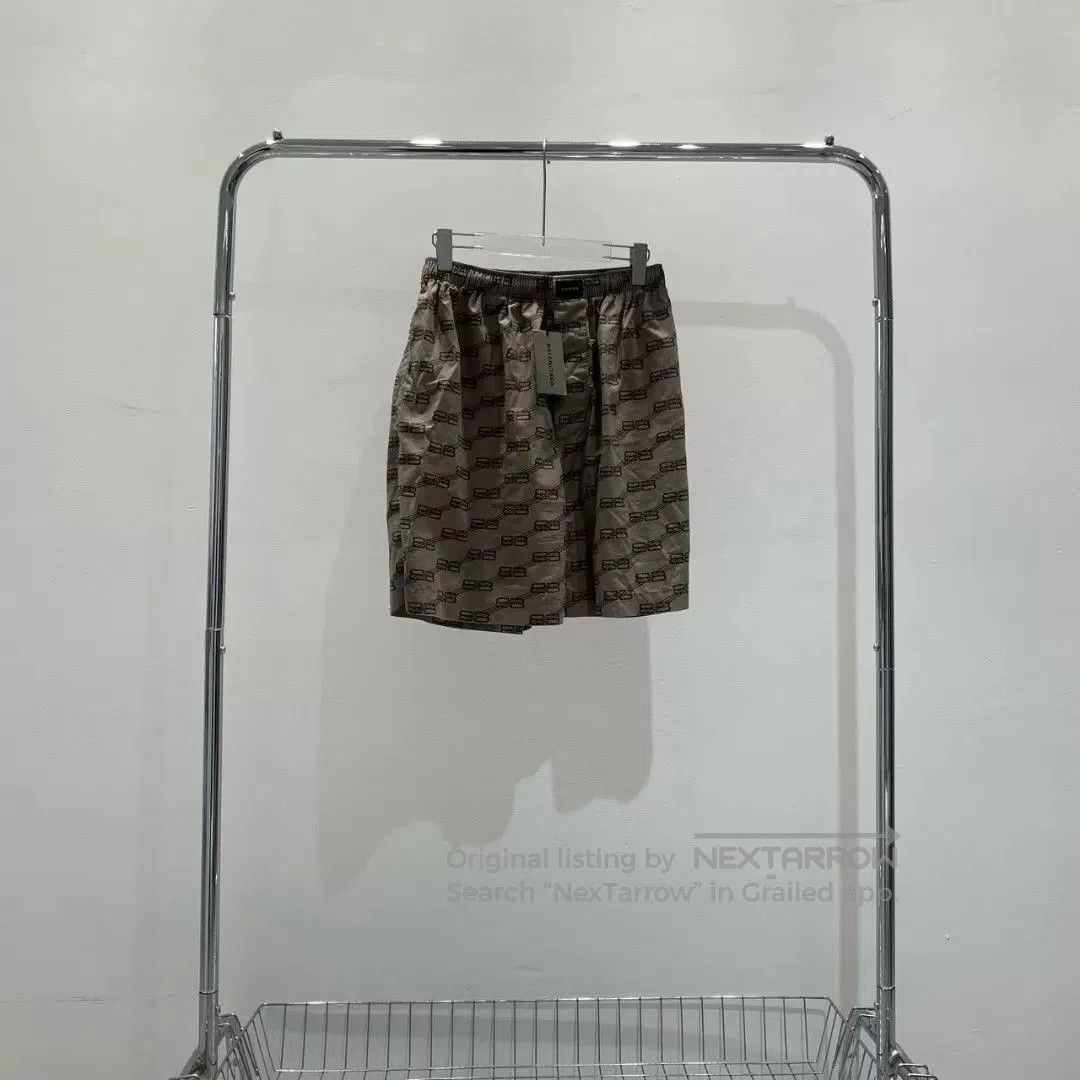 Balenciaga Balenciaga Double B Print Shorts. Size US 36 / EU 52 - 1 Thumbnail