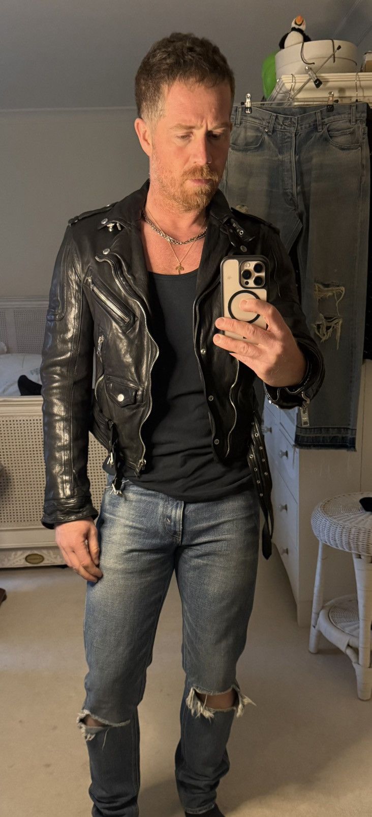 Celine FW20 Celine knee blowout Hedi Slimane union wash jeans 29 Size US 29 - 12 Thumbnail