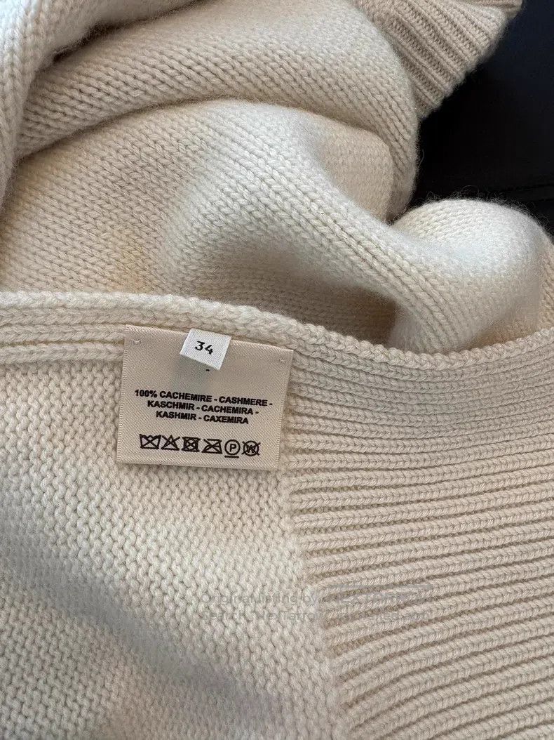 Hermes Hermes Knit sweater, beige Size XXS / US 00 / IT 34 - 7 Thumbnail