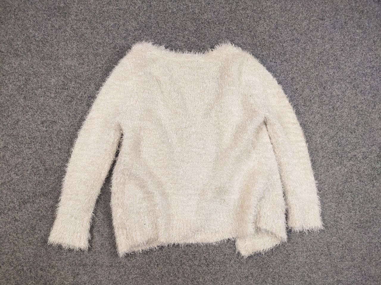 Japanese Brand Vintage Japan Design Mohair fuzzy Cardigan Sweater Y2K Style Size US L / EU 52-54 / 3 - 12 Thumbnail