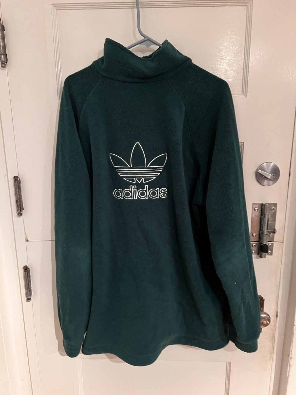 Adidas green adidas fleece Size US XL / EU 56 / 4 - 2 Thumbnail