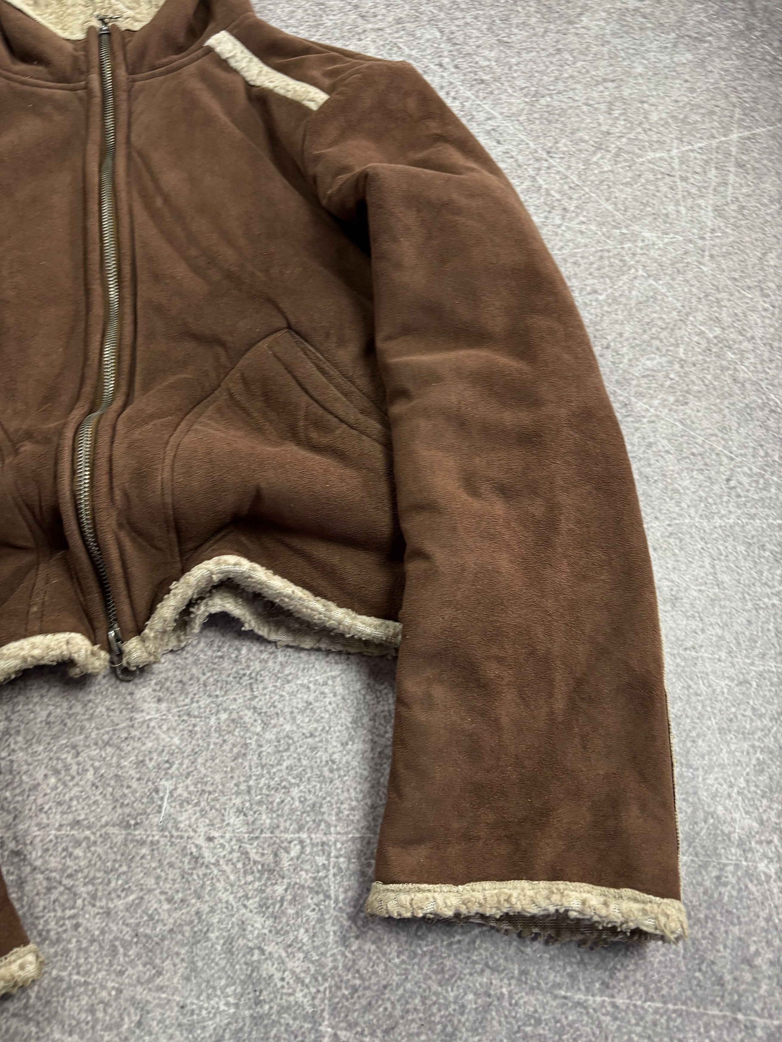 Hysteric Glamour ISSEY MIYAKE JUNYA WATANABE STYLE CROPPED SUEDE JACKET Size US S / EU 44-46 / 1 - 5 Thumbnail