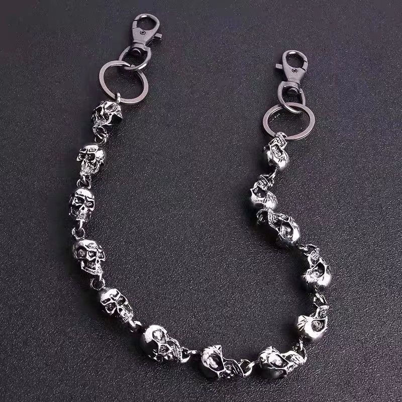 Jewelry Gothic Punk Men Skulls Pant Chain Size ONE SIZE - 2 Thumbnail