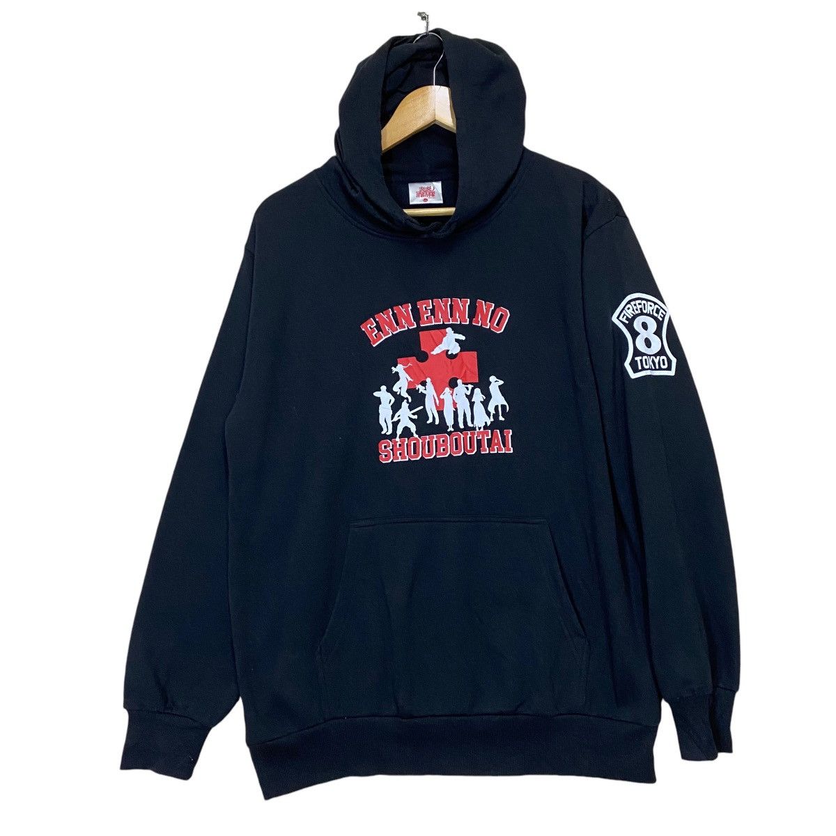 Anime × Japanese Brand ENN ENN NO SHOUBOUTAI MANGGA SERIES BIG LOGO PULLOVER HOODIE Size US M / EU 48-50 / 2 - 1 Thumbnail