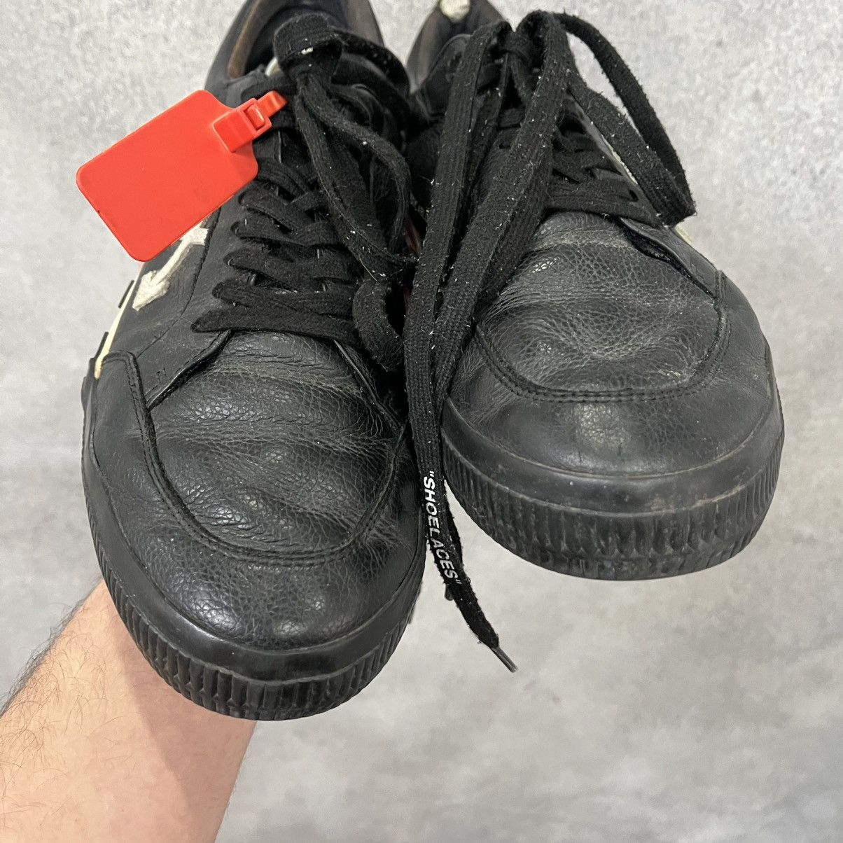 Off-White Off white vulcanized sneakers shoes Black Size US 11 / EU 44 - 4 Thumbnail