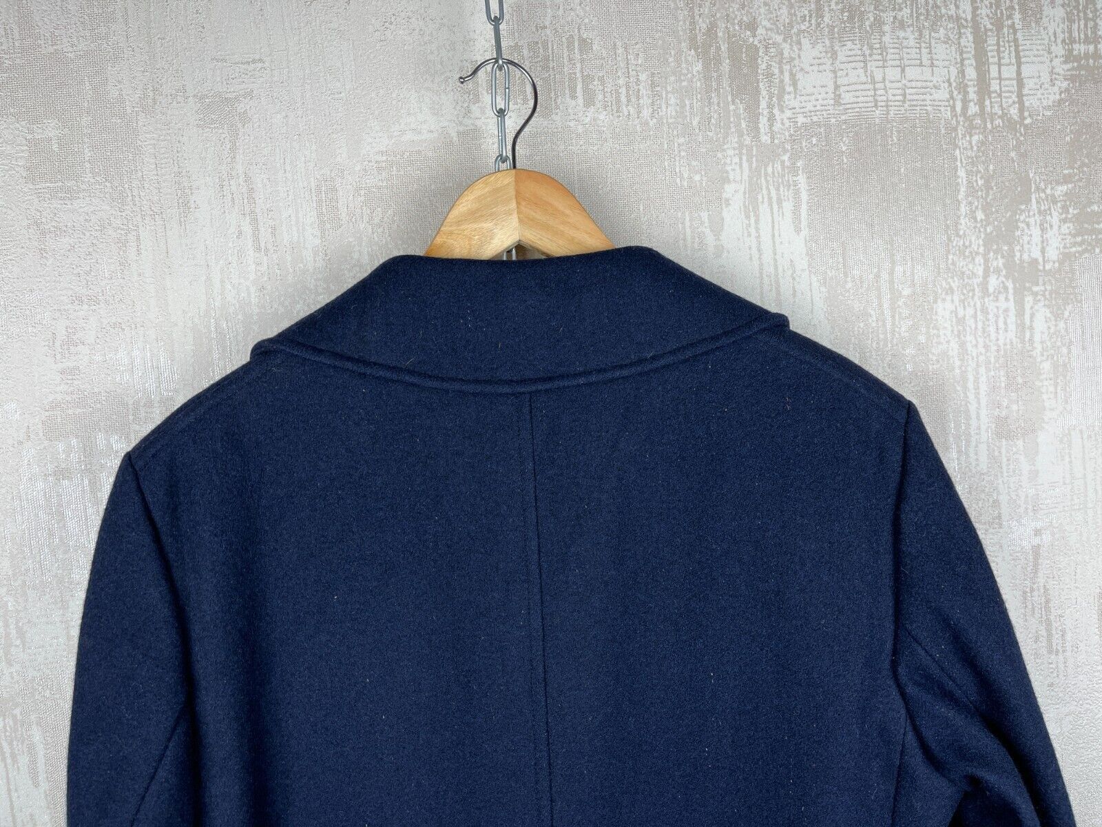 Vintage 90s Kuusinen Blackburn Wool England Peacoat Double-Breasted Size US M / EU 48-50 / 2 - 17 Thumbnail