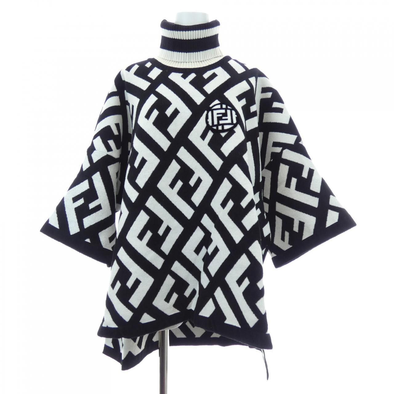 Fendi Fendi Fendi FF Motif Knitwear Textile Tops FZY639A3PU DUTY FREE for USA Size ONE SIZE - 1 Thumbnail