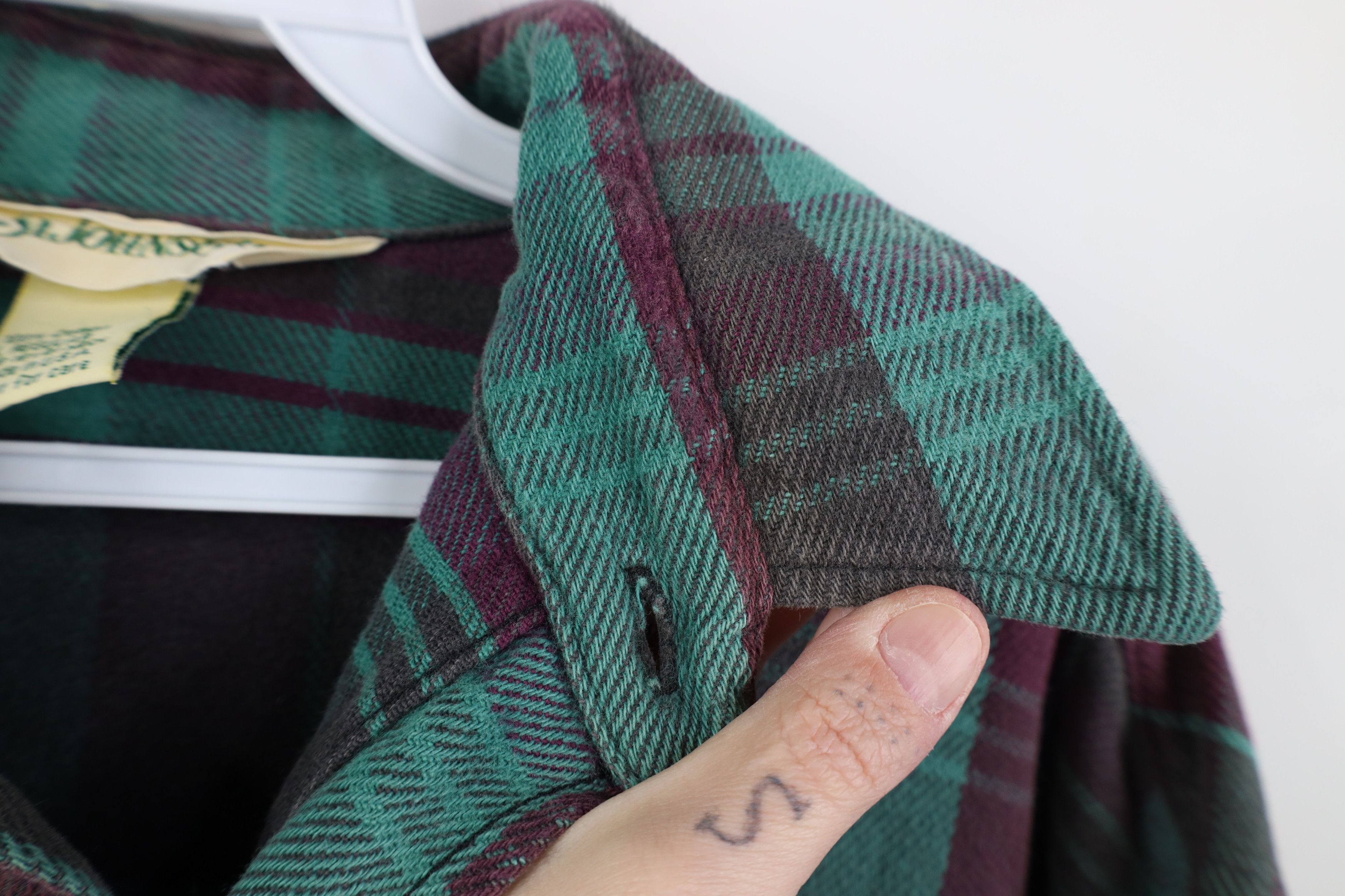 Vintage Vintage 70s Streetwear Heavy Flannel Button Shirt Plaid USA Size US L / EU 52-54 / 3 - 11 Thumbnail