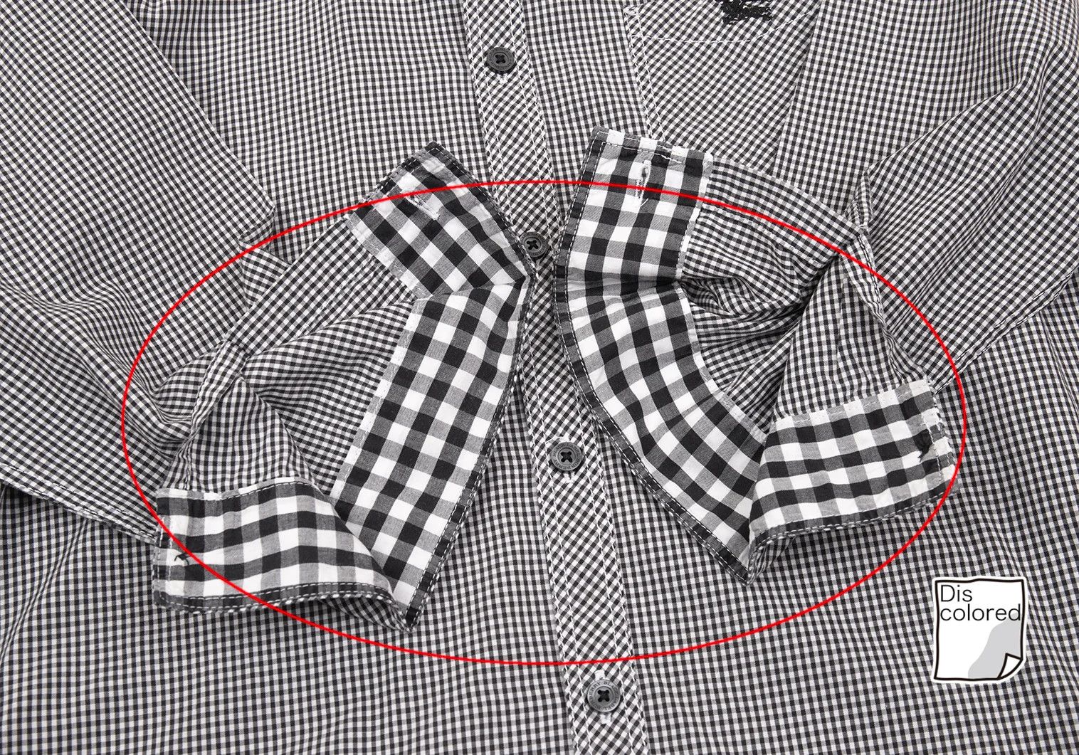 Burberry Gingham Check 3/4 Sleeve Button Down Shirt in Black/White Size US S / EU 44-46 / 1 - 10 Thumbnail