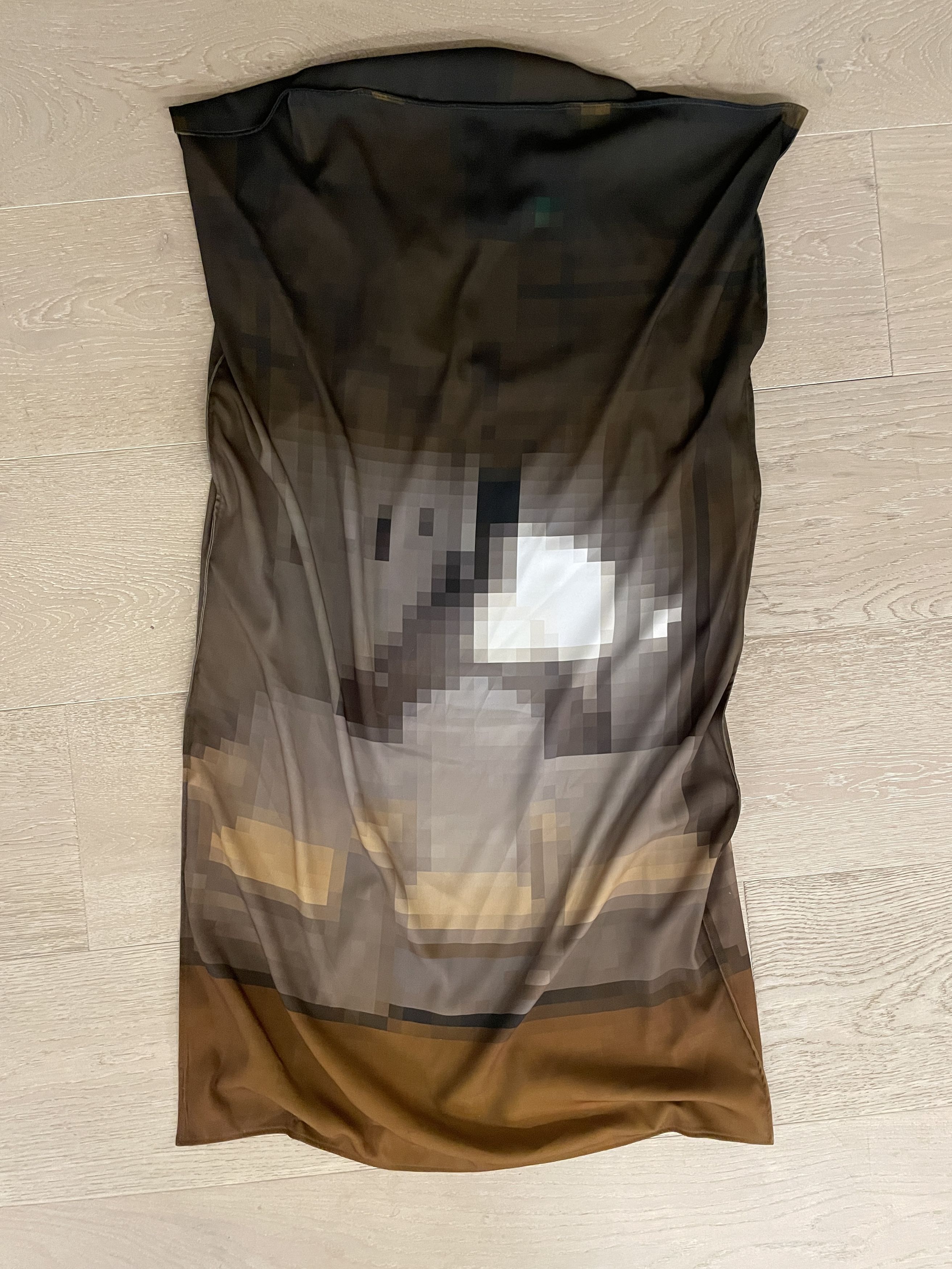 Maison Margiela $1025 Maison Margiela Pixelated Dress Size XS / US 0-2 / IT 36-38 - 6 Thumbnail