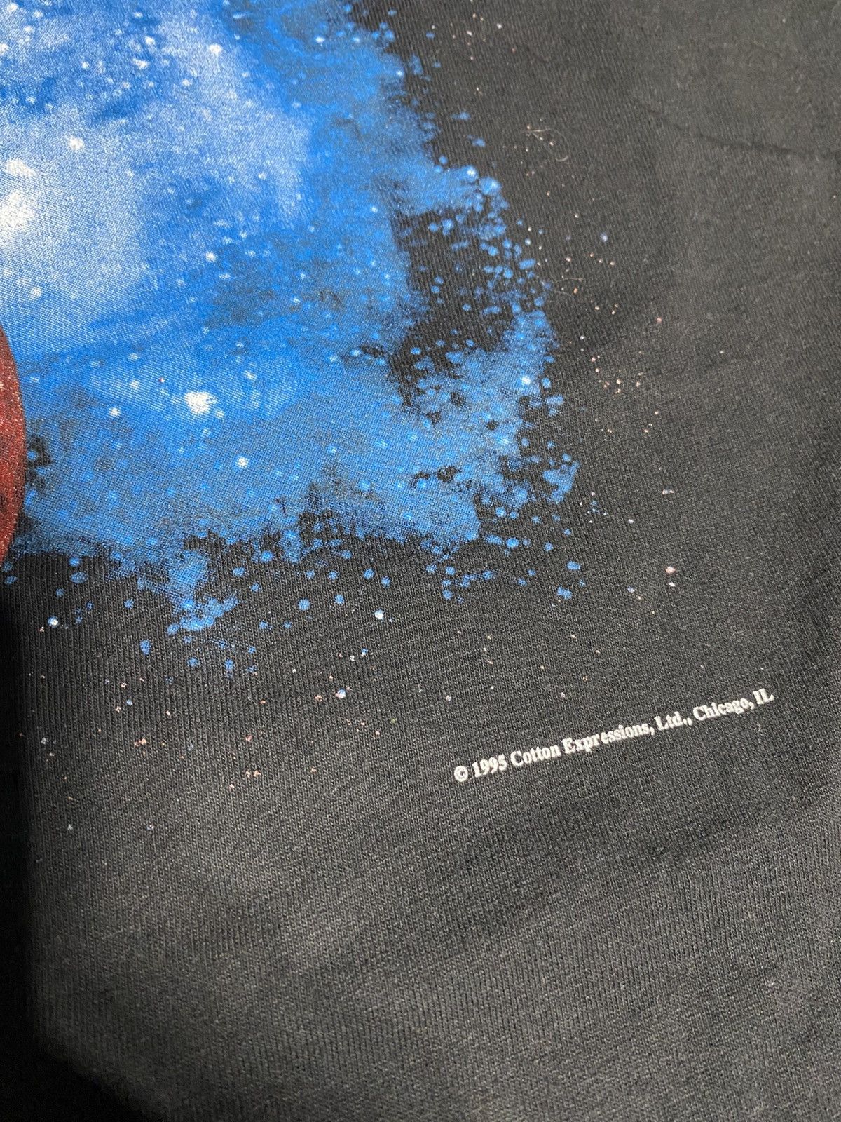 Vintage 1995 Cotton Expressions Galaxy Tee Size US XXL / EU 58 / 5 - 7 Thumbnail