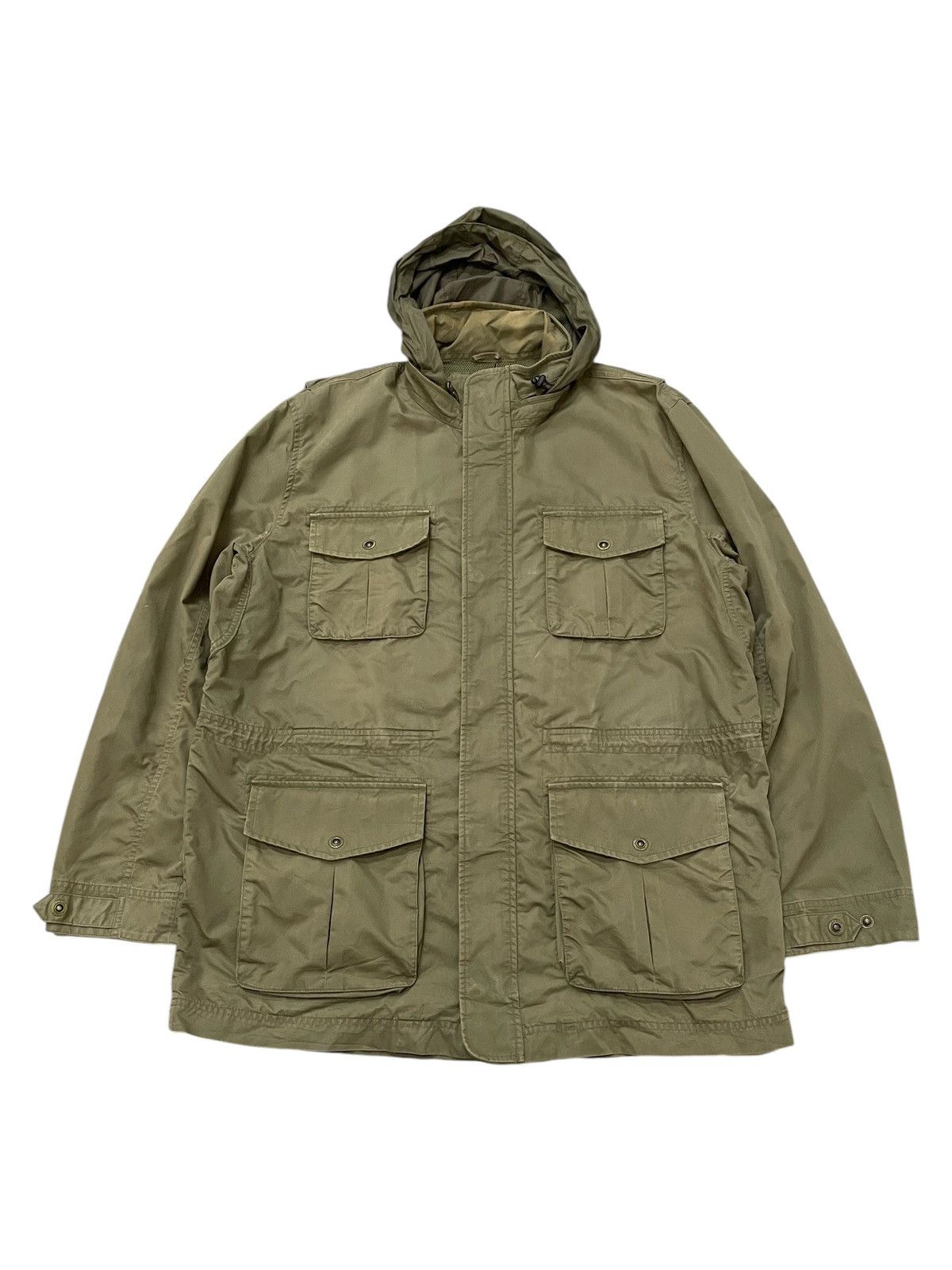 L.L. Bean × Vintage Vintage L.L Bean Hunting Jacket Hidden Hooded Size US L / EU 52-54 / 3 - 1 Thumbnail