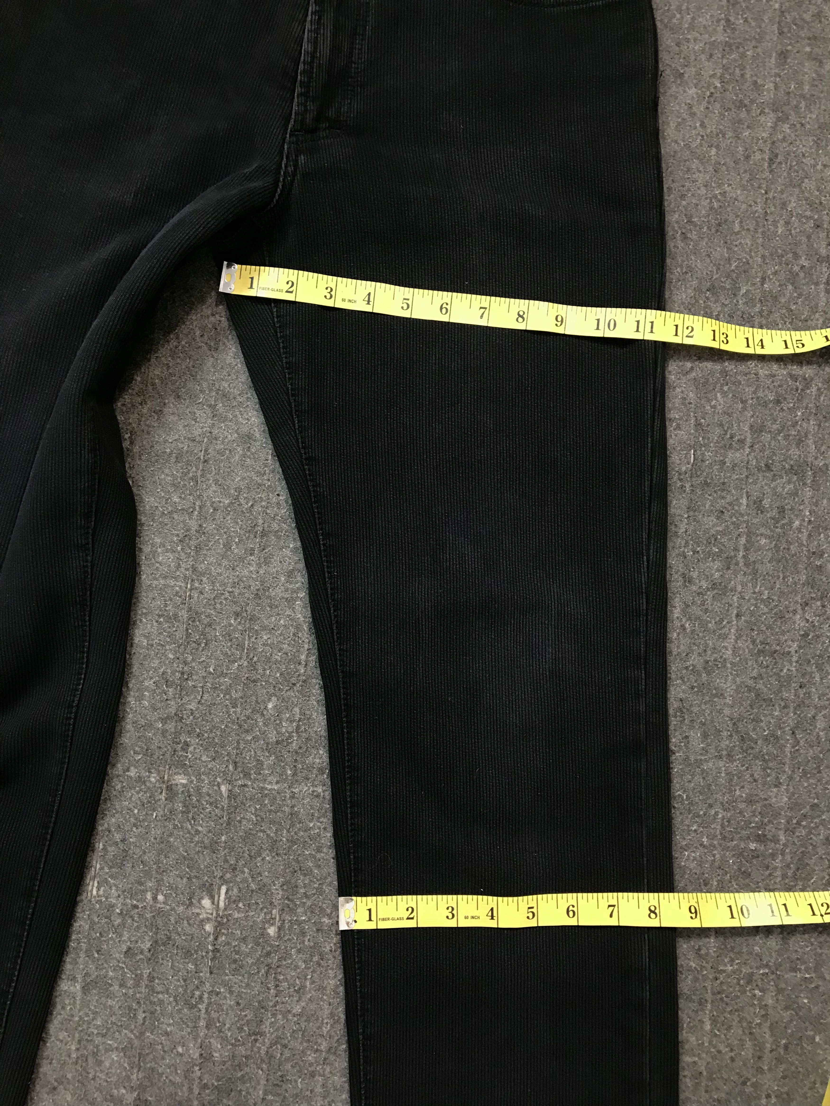 Versace Jeans Couture Versace Jeans Couture Signature Corduroy Black Straight Cut Size US 30 / EU 46 - 17 Thumbnail