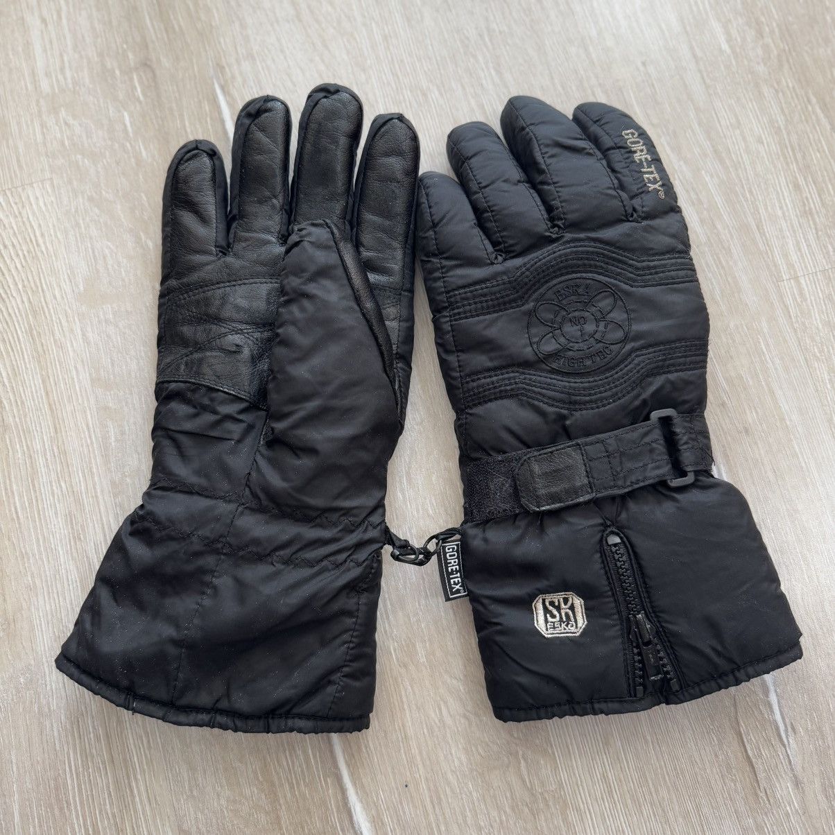 Vintage ESKA Gore-tex Vintage Ski Gloves Men's Size XXL Black Size 46 - 3 Thumbnail