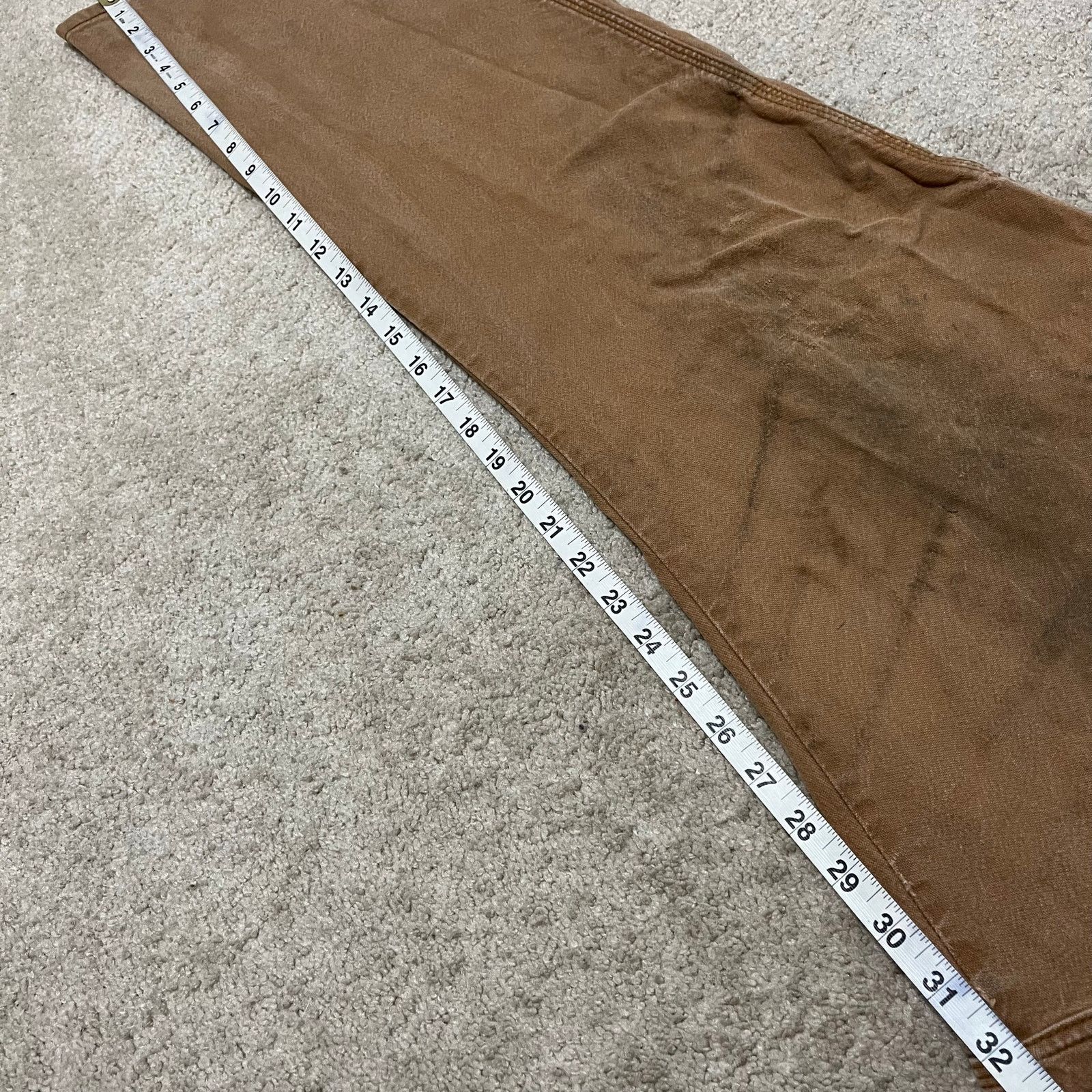 Dickies Dickies Distressed Faded Dark Tan Workwear Pants 34Wx32L Size US 34 / EU 50 - 6 Thumbnail