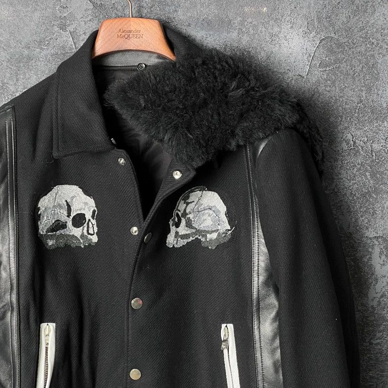 Amiri Amiri Multielement Faux Fur Collar Jacket Size US M / EU 48-50 / 2 - 3 Thumbnail