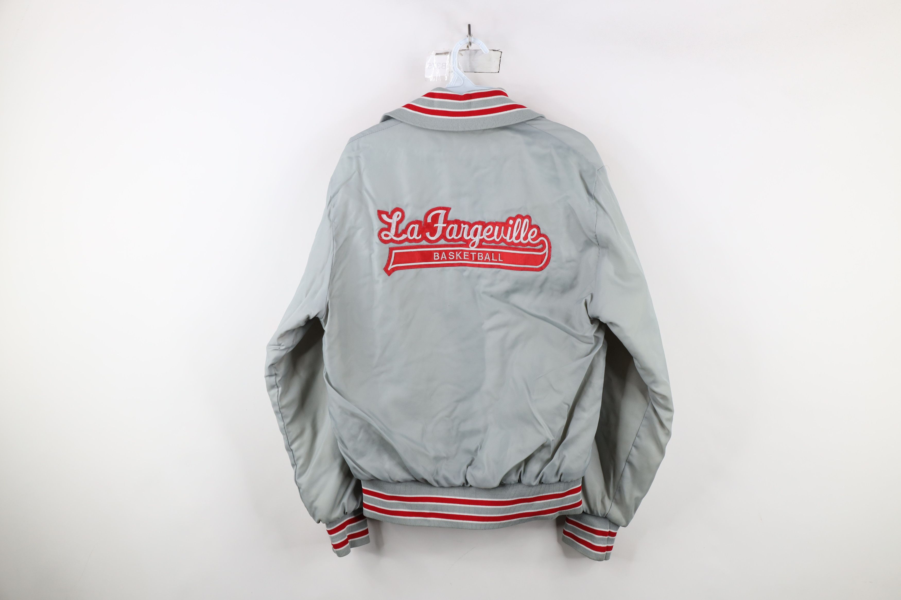Vintage Vintage 90s Fargeville Basketball Varsity Bomber Jacket USA Size US M / EU 48-50 / 2 - 12 Thumbnail