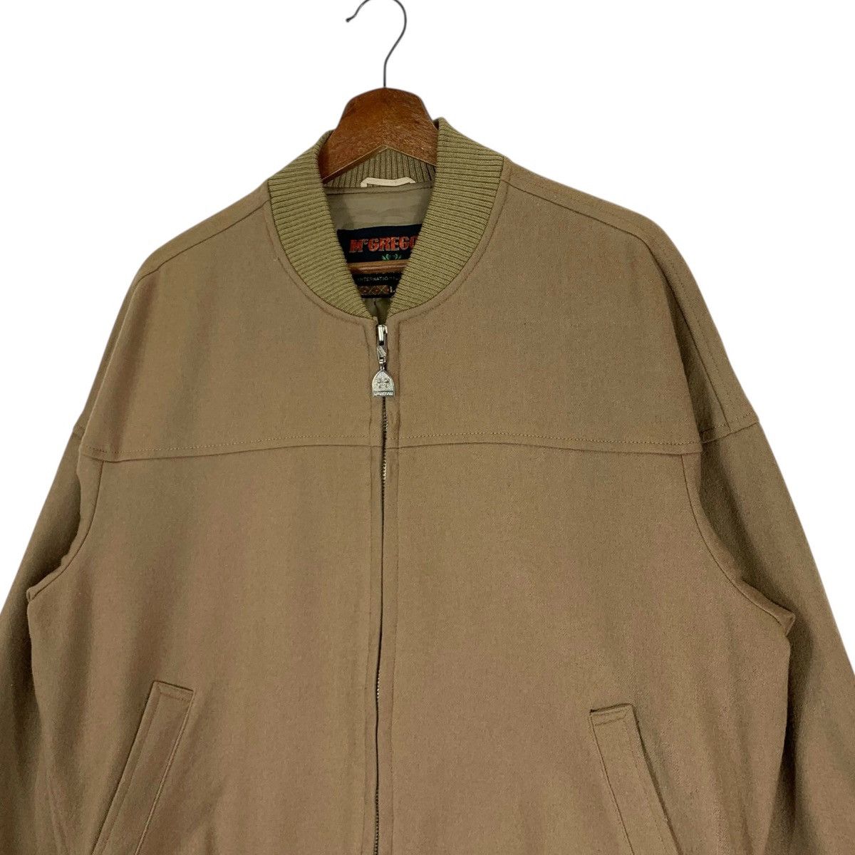 McGregor Vintage McGregor Full Zipper Bomber Jacket Size US XL / EU 56 / 4 - 4 Thumbnail