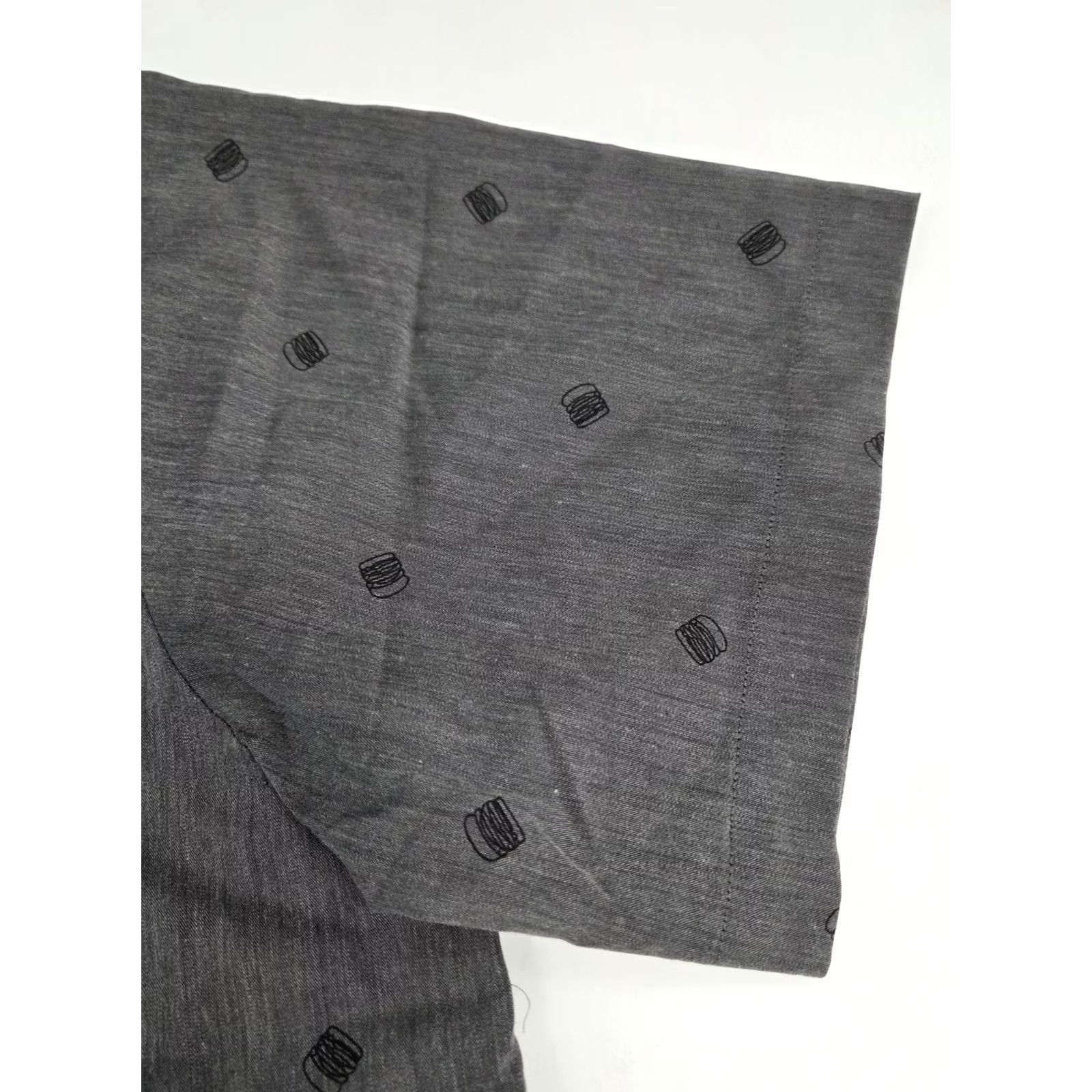 Doublet Shirt Mens L Grey NWT Out Double Short Sleeve Button Size US L / EU 52-54 / 3 - 5 Thumbnail