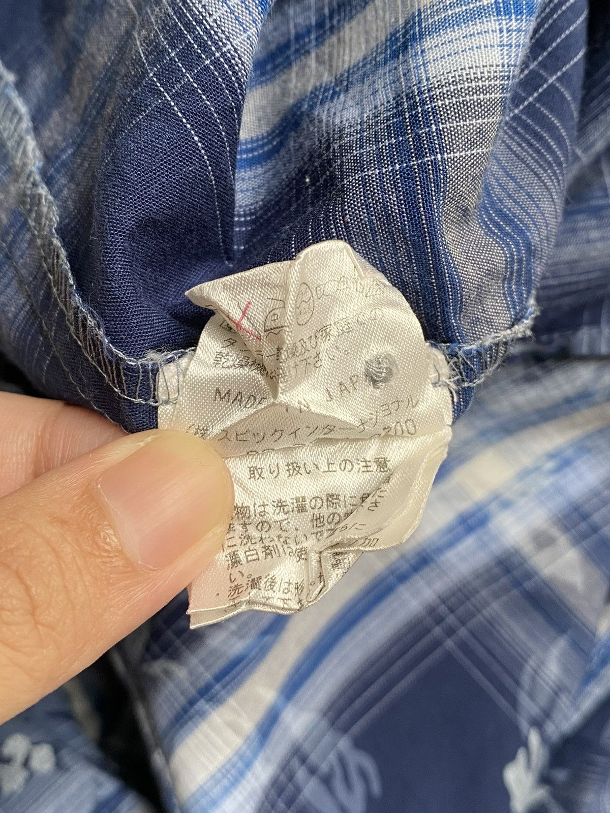 Tornado Mart TORNADO MART Flower Tartan Motive Shirt Size US S / EU 44-46 / 1 - 8 Thumbnail