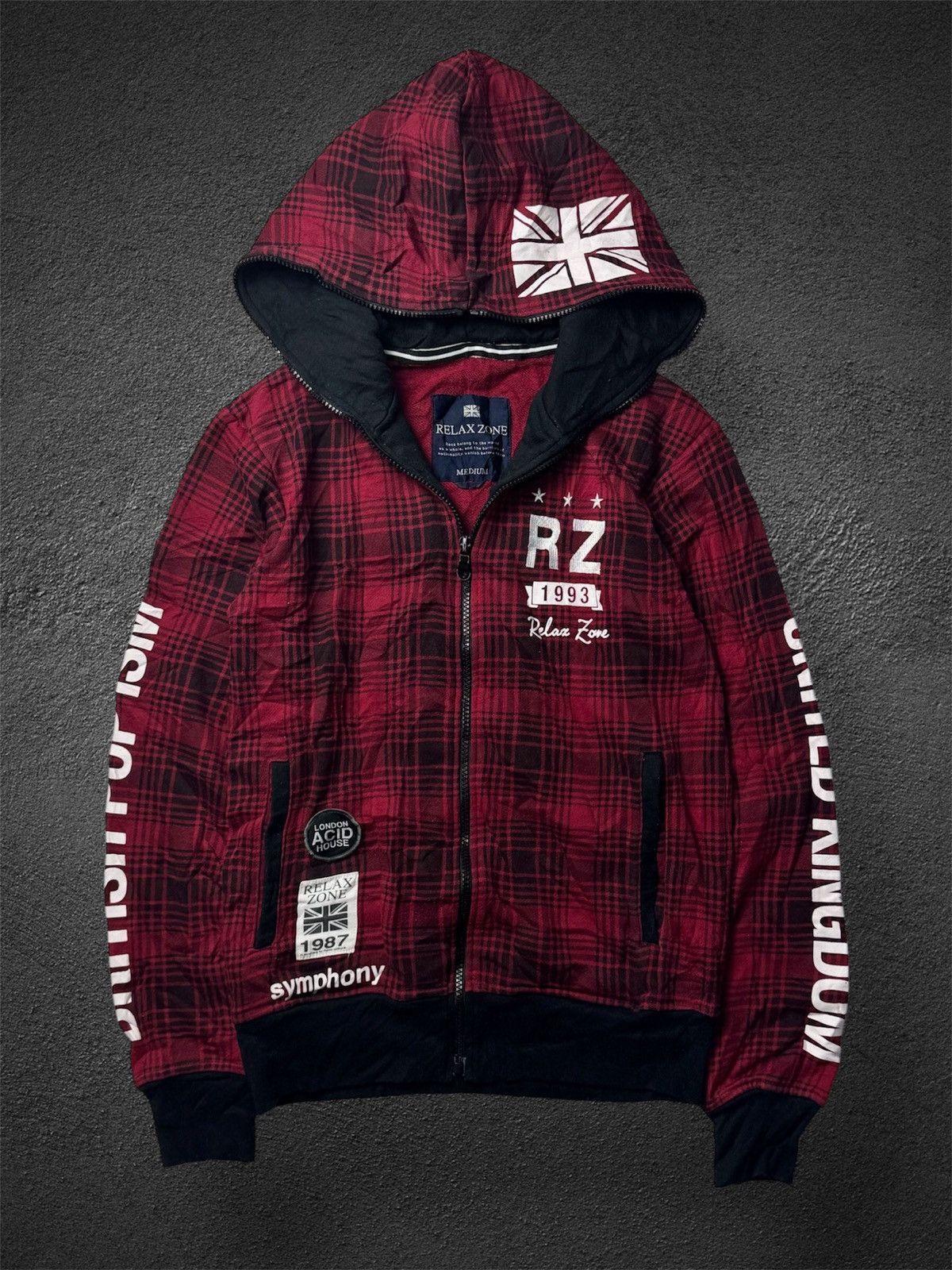 If Six Was Nine × Japanese Brand × Le Grande Bleu (L.G.B.) Relaxzone England Full Zipper Hoodie Size US S / EU 44-46 / 1 - 1 Thumbnail