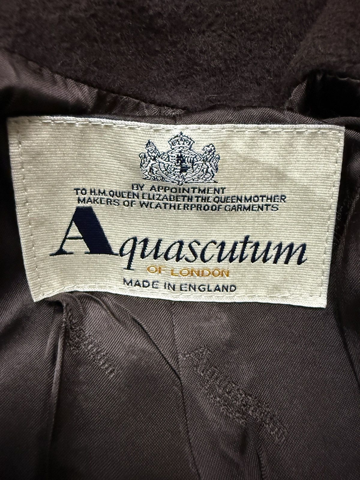 Aquascutum Aquascutum Made In England Wool Long Coat Jacket Brown Size US M / EU 48-50 / 2 - 8 Thumbnail