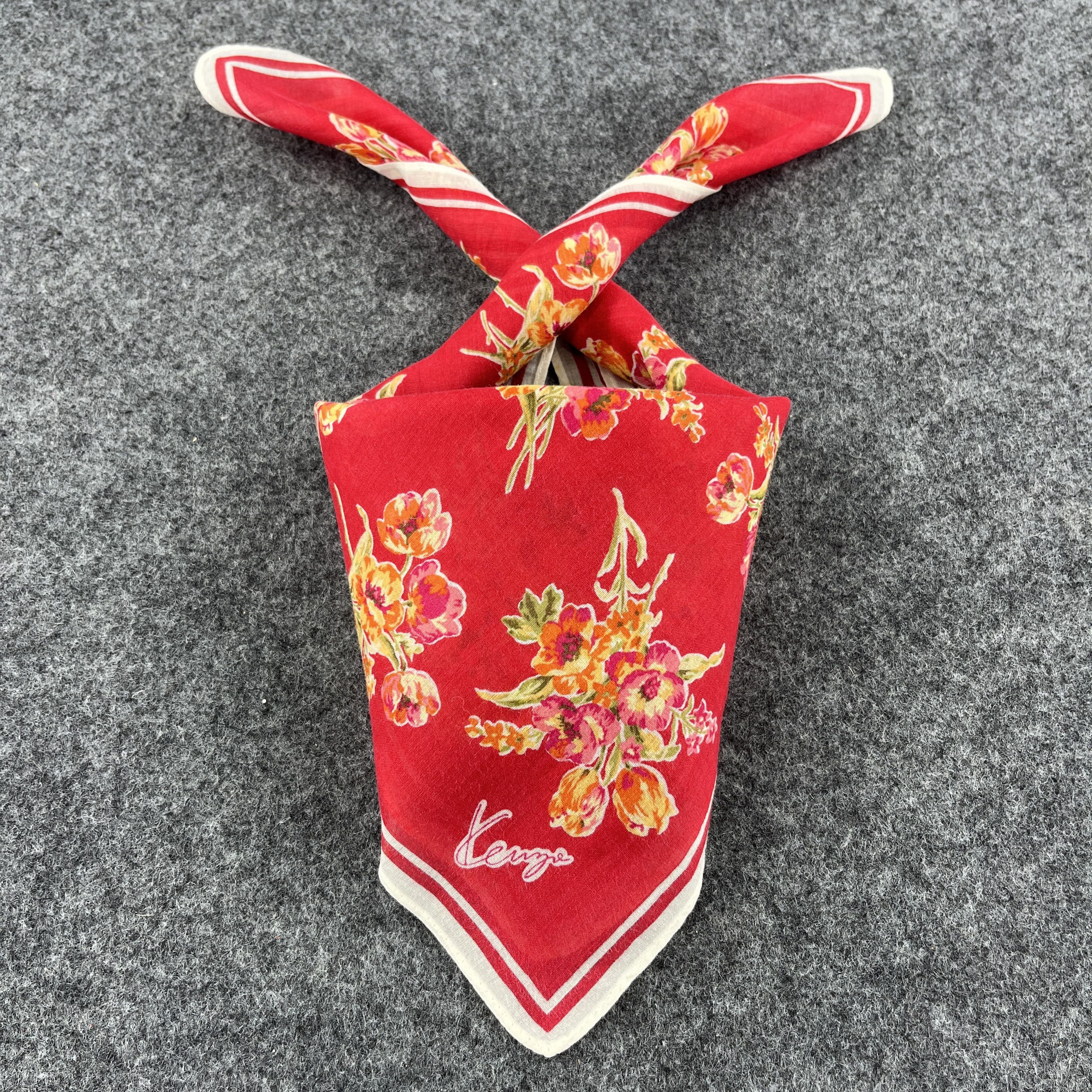 Kenzo × Vintage Kenzo Handkerchief / Bandana / Neckerchief B382 Size ONE SIZE - 3 Thumbnail