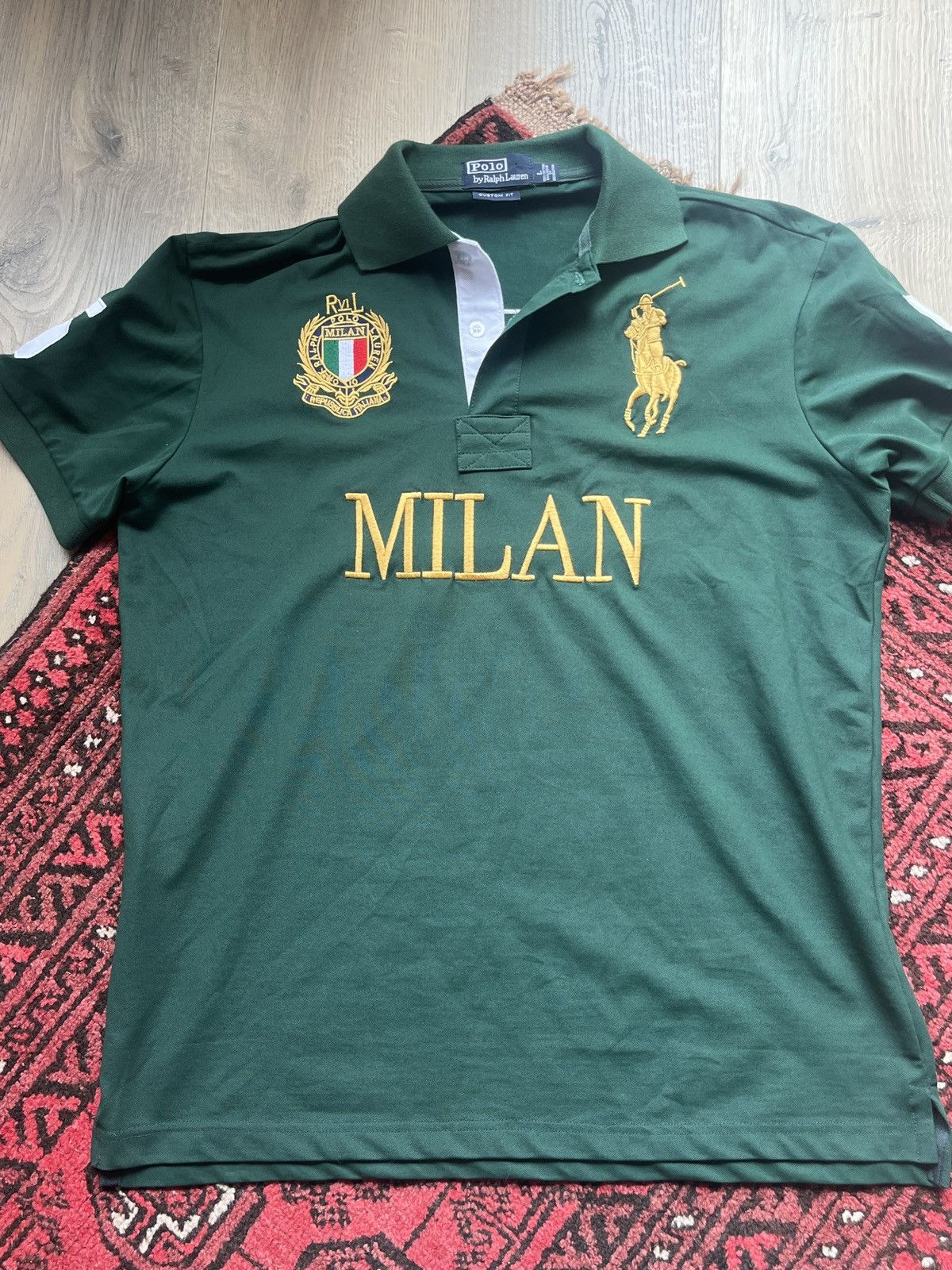 【XL】POLO RALPH LAUREN MILAN 5 ポロシャツ Classic Fit Milan Mesh Polo Shirt