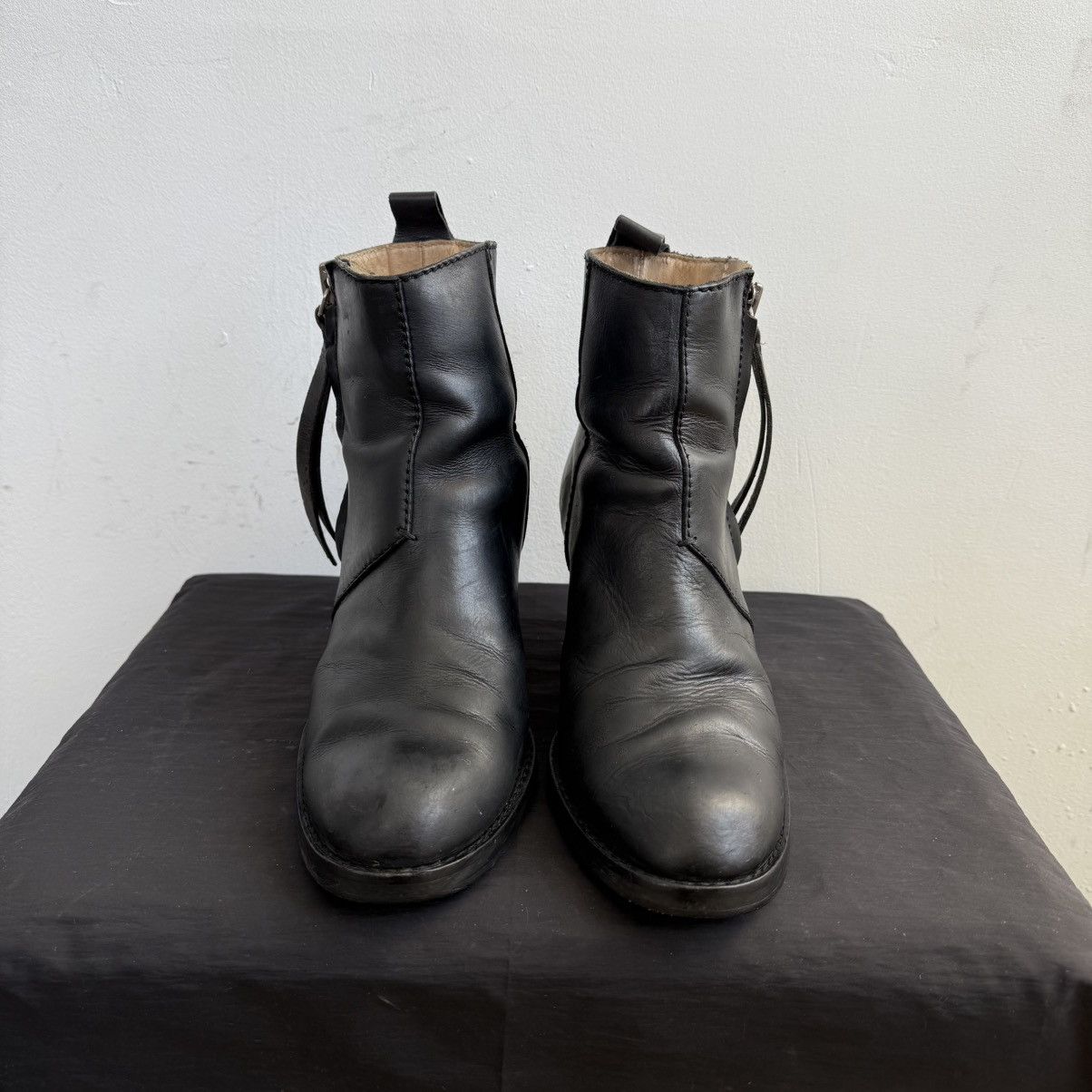 Acne Studios Acne Studios Ankle Leather Boots Size US 8 / IT 38 - 4 Thumbnail