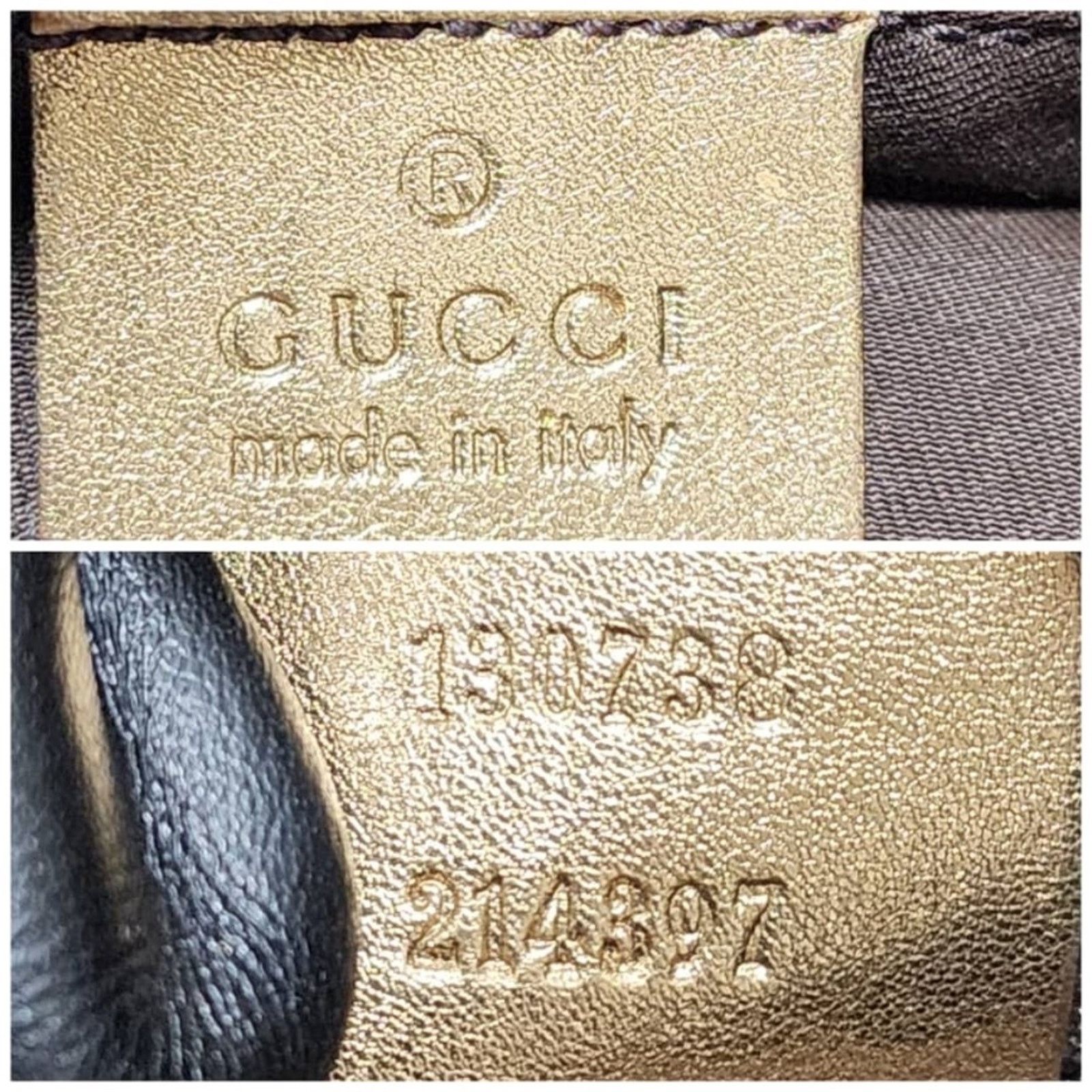 Gucci GUCCI GG Fabric Abbey Medium D-Ring Hobo Bag Gol Golden Brwn Size ONE SIZE - 2 Thumbnail