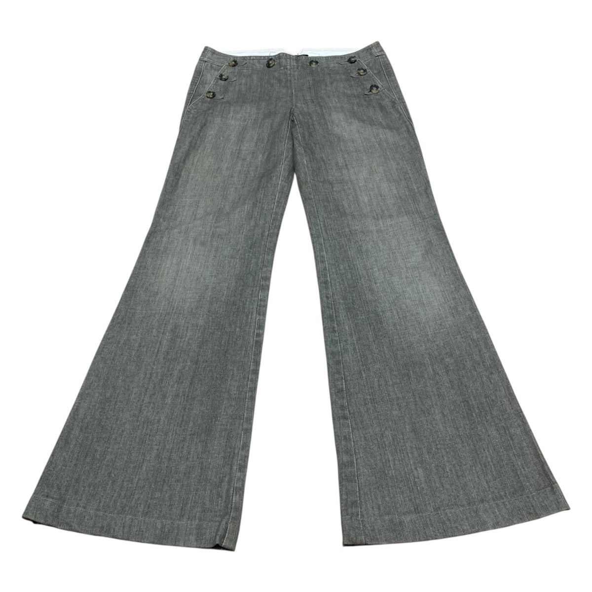 Theory Theory Mid Rise Gray Flared Grunge Preppy Ifsix Lgb Style Size US 30 / EU 46 - 1 Thumbnail