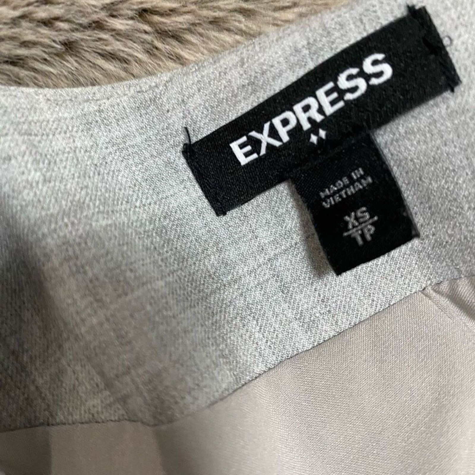 Express Express Oversized Gray Blazer | Sz XS Size XS / US 0-2 / IT 36-38 - 3 Thumbnail